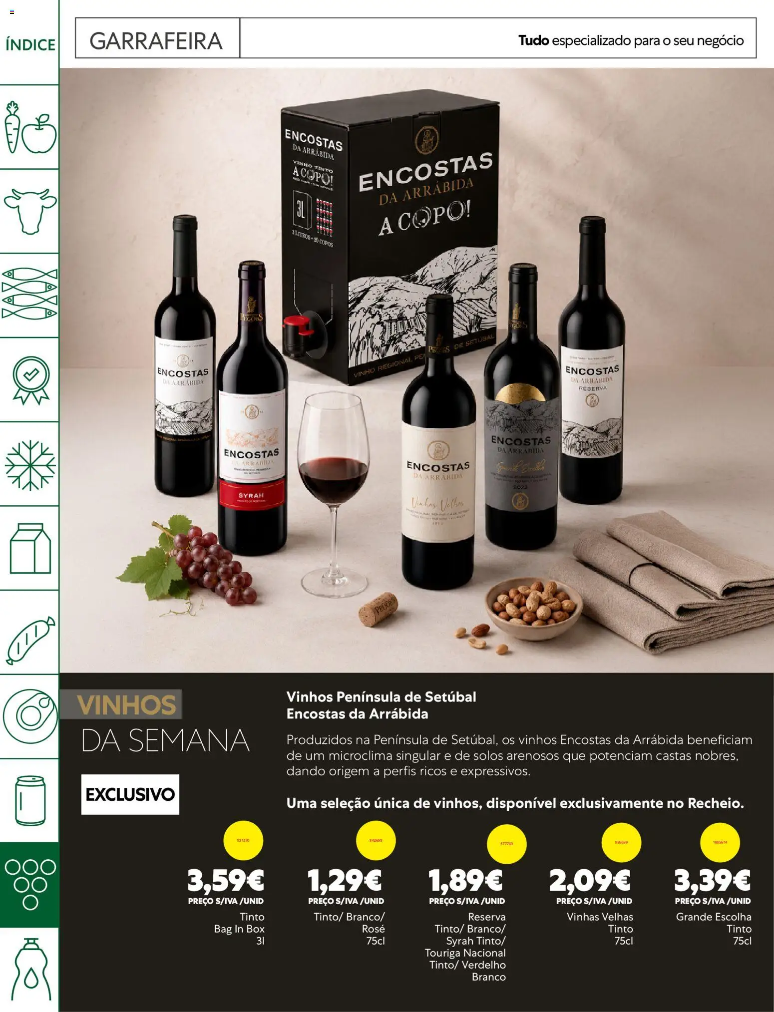 Recheio Horeca │ válido de 11/08/2026 | Página: 24 | Produtos: Copos, Vinho, Vinho tinto