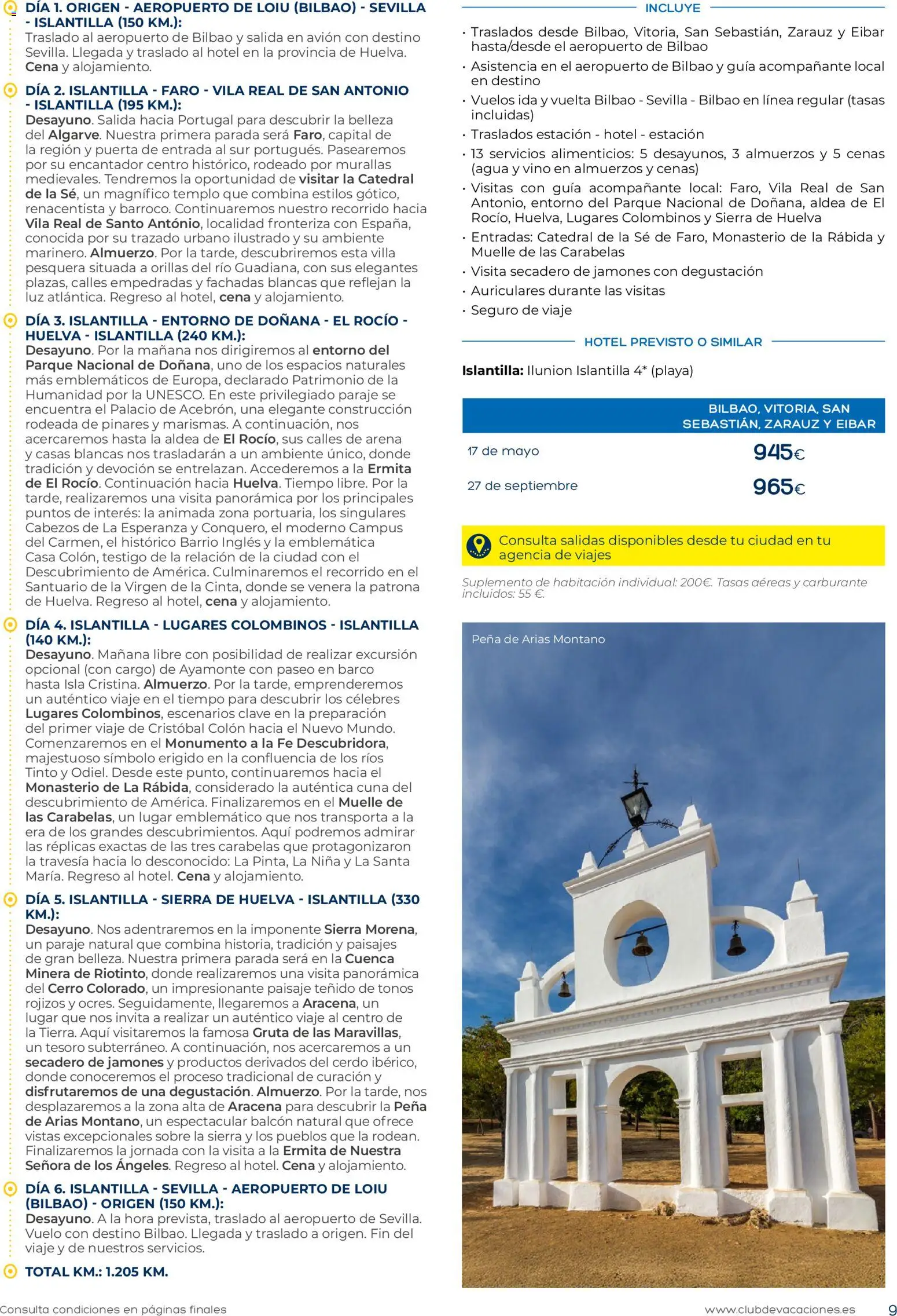Viajes El Corte Inglés Adineko genérico │ válido desde el 01/02/2026 | Página: 9 | Productos: Vino, Cerdo, Agua, Cuna
