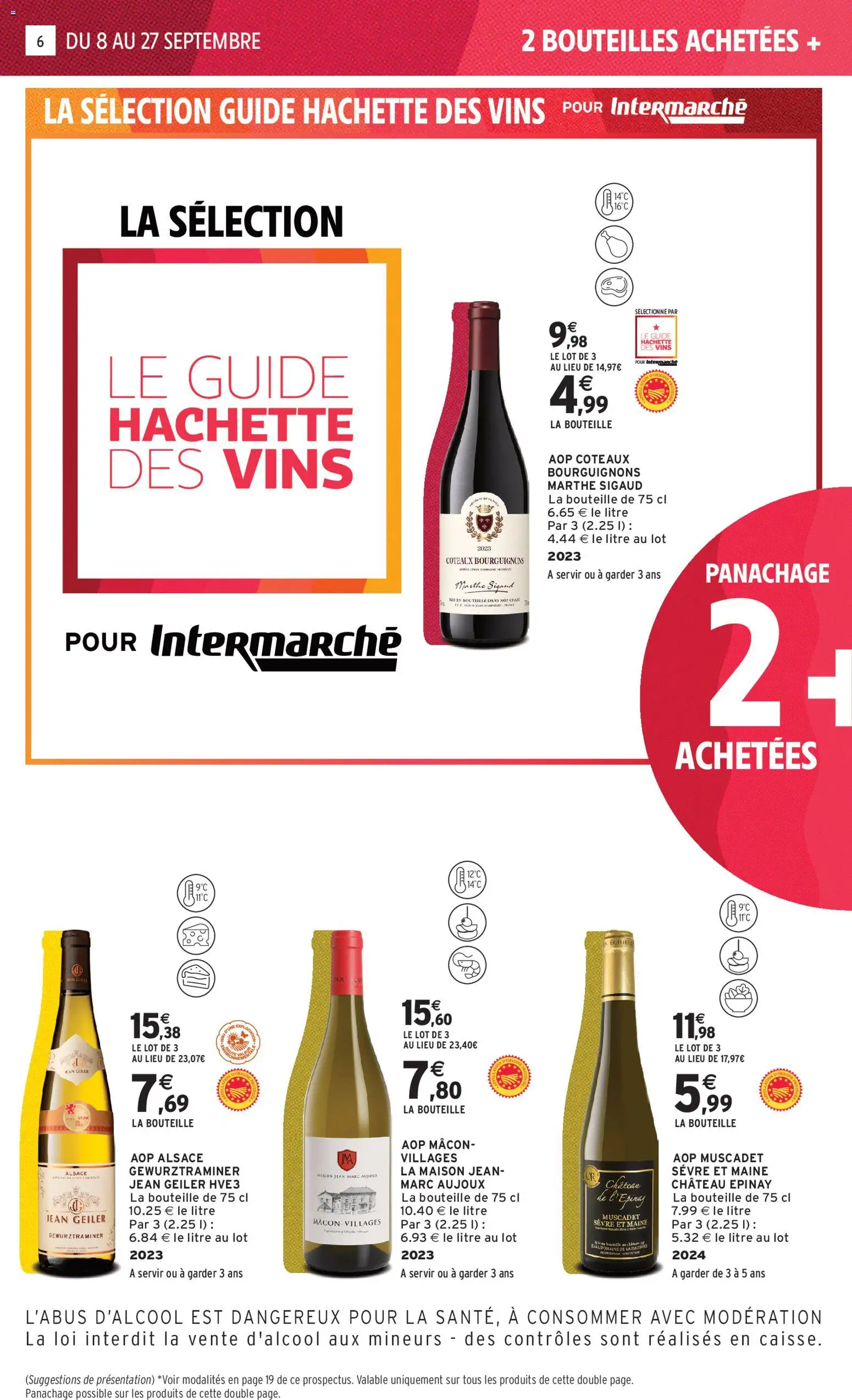 {H1} | Page: 6 | Produits: Gewurztraminer, Jean, Muscadet sevre et maine, Bouteille