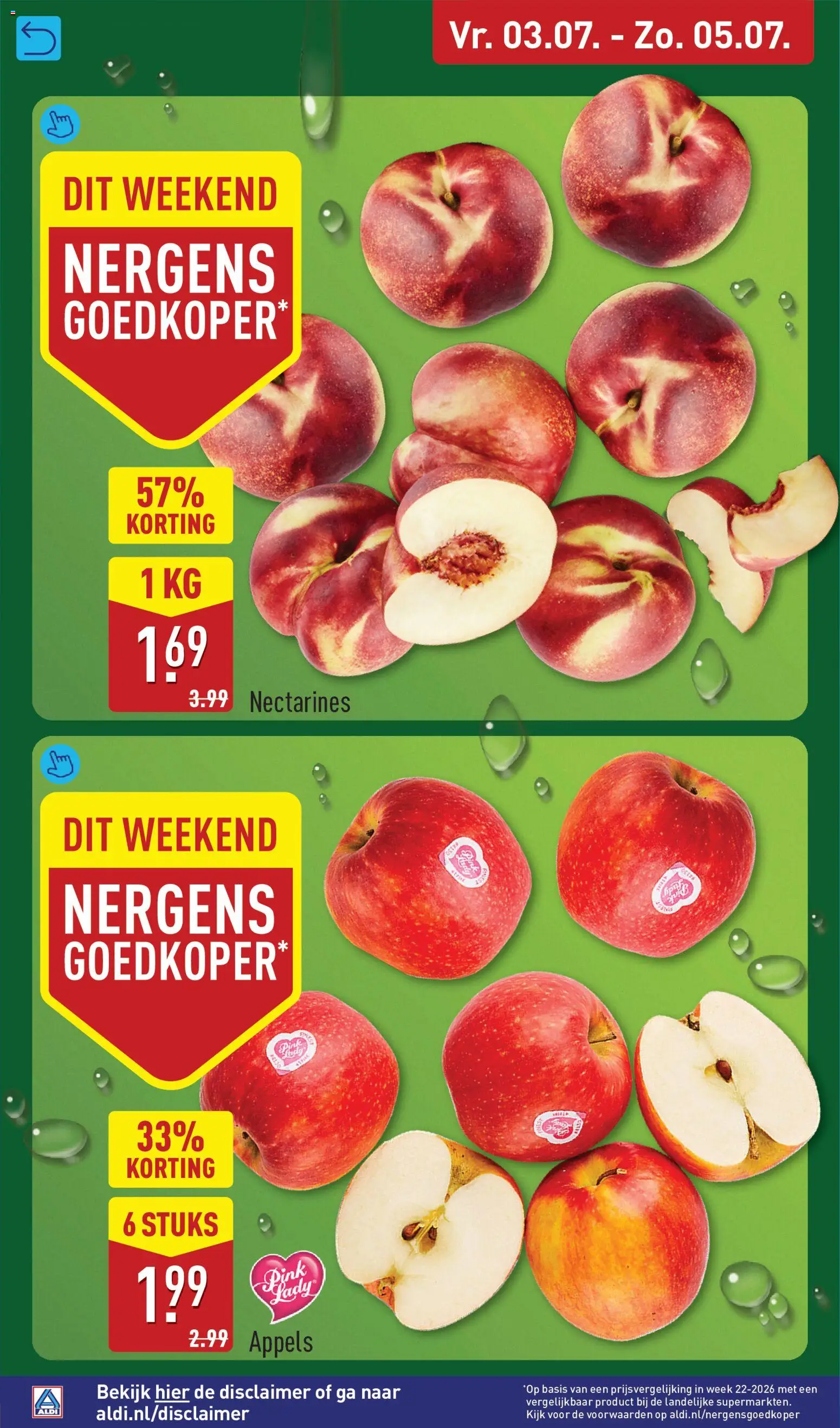 {H1} | Pagina: 52 | Producten: Nectarines, Appels