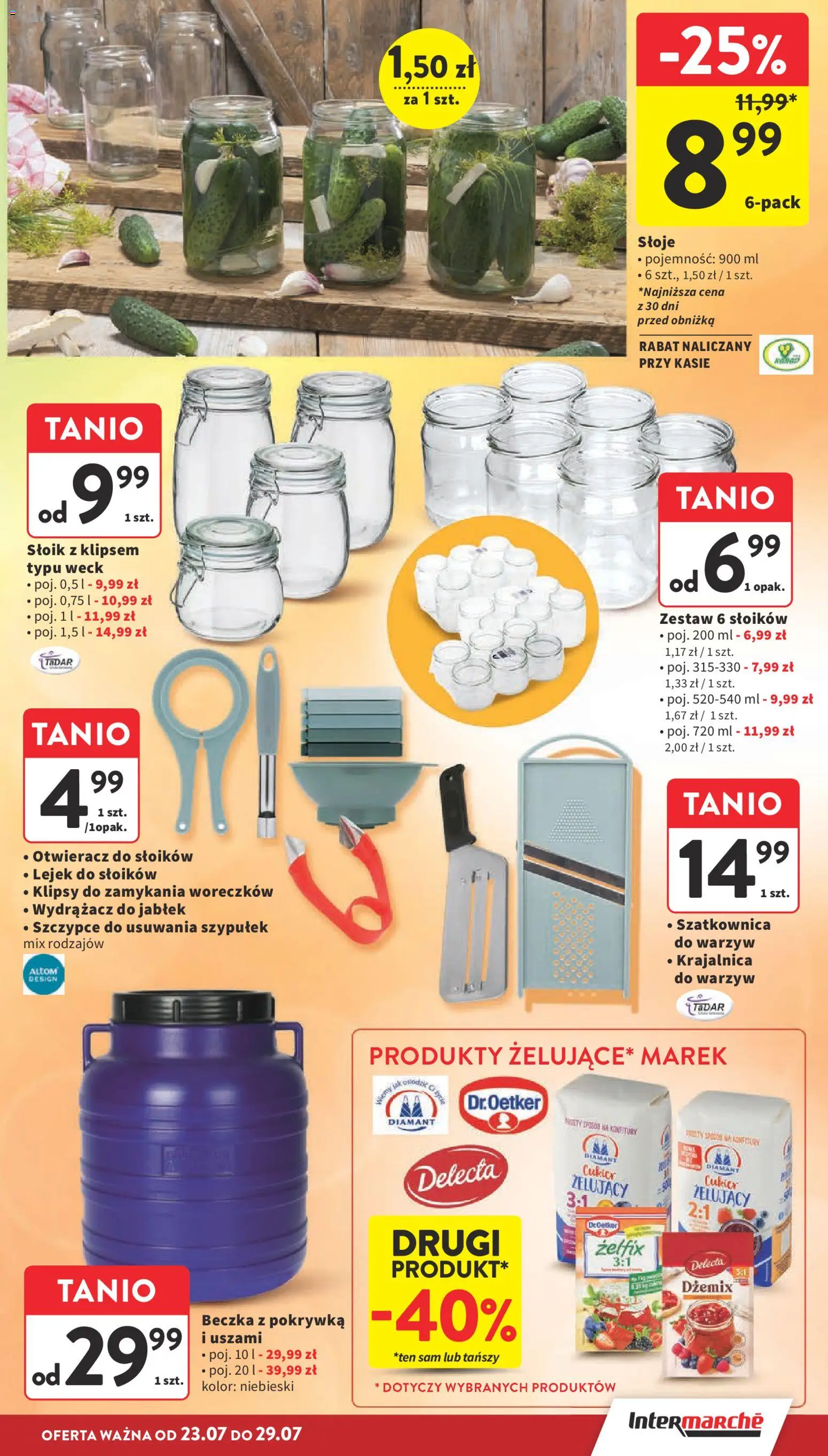 Intermarche gazetka od 23.07.2026 | Strona: 37 | Produkty: Krajalnica, Cukier