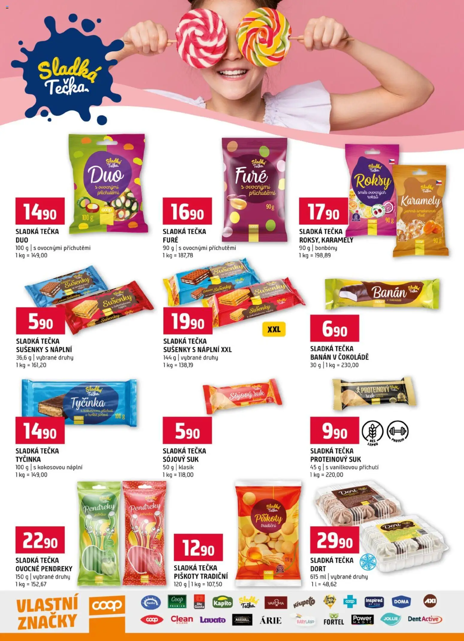 Terno leták od 08.07.2026 | Strana: 18 | Produkty: Piškoty, Steak, Banán, Dort
