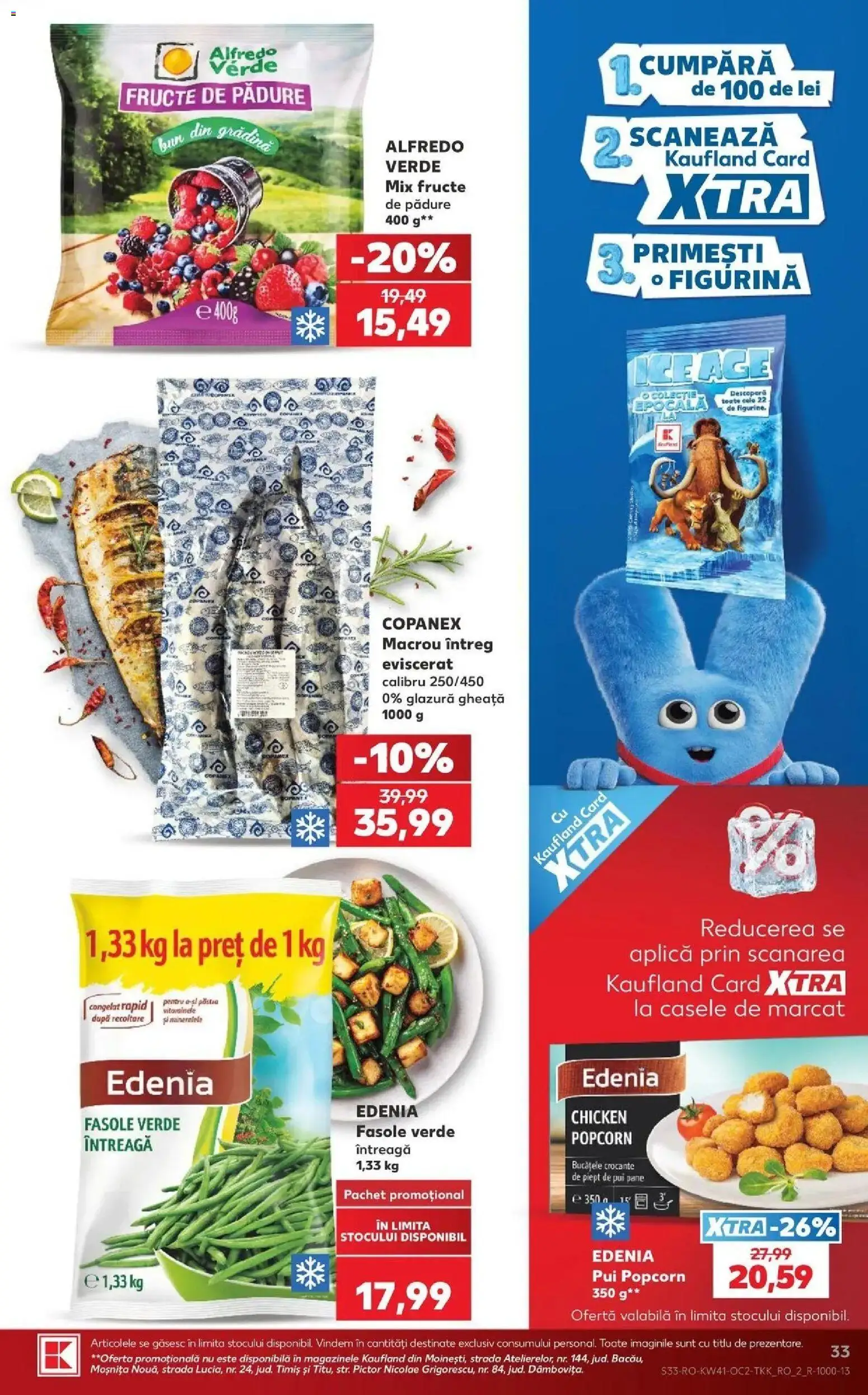 Kaufland Sfântu Gheorghe 07.10.2026 - Revista si Oferta | Pagină: 33 | Produse: Aplică, Pui, Fructe de pădure, Fructe