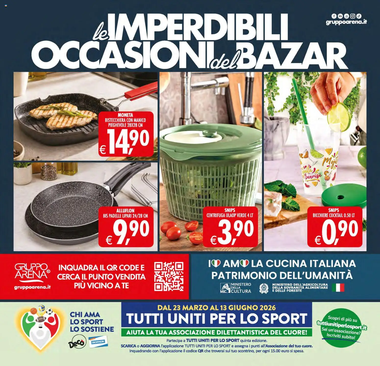 Volantino Decò del 19.05.2026 | Pagina: 20 | Prodotti: Tè, Centrifuga, Bistecchiera