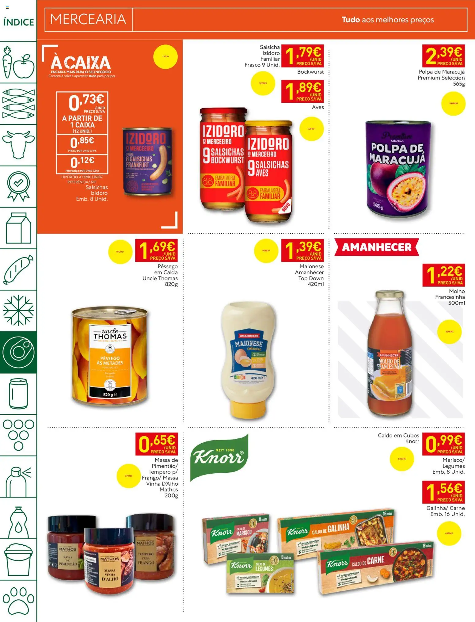 Recheio folheto Madeira │ válido de 30/06/2026 | Página: 20 | Produtos: Top, Knorr, Salsicha, Massa