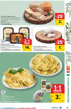 Carrefour folder week 31 - Voorbeeld van een folder van Carrefour, geldig van 29/07/2026 | Pagina: 17 | Producten: Pasta, Mozzarella, Spinazie, Tomaat