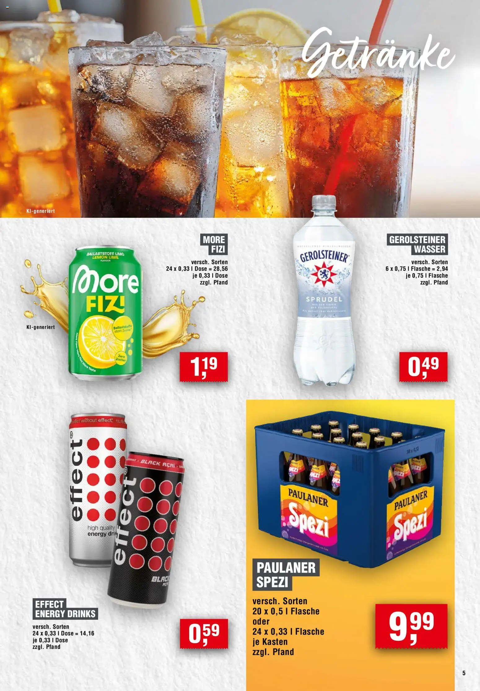 Handelshof Kiosk – gültig ab 01.10.2026 | Seite: 5 | Produkte: Energy, Wasser, Zucker, Gerolsteiner