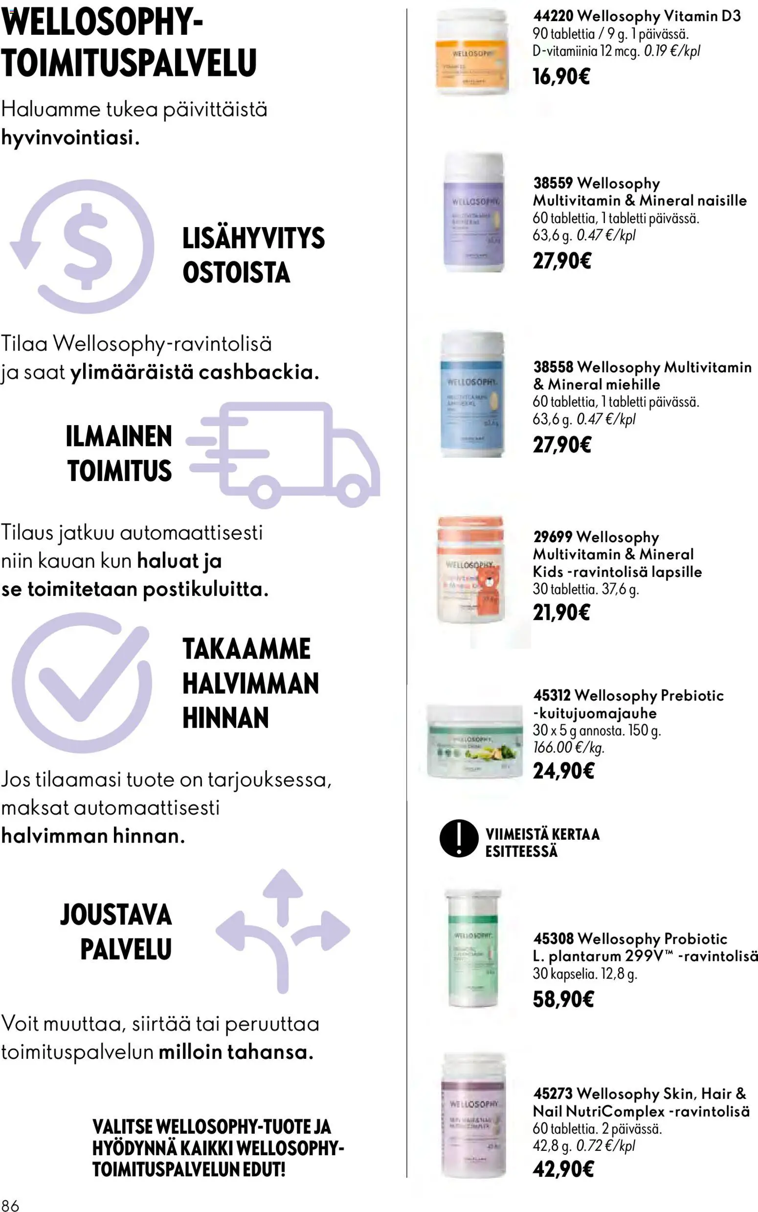 Oriflame tarjoukset – voimassa 16/09/2026 alkaen | Sivu: 86 | Tuotteet: Tabletti