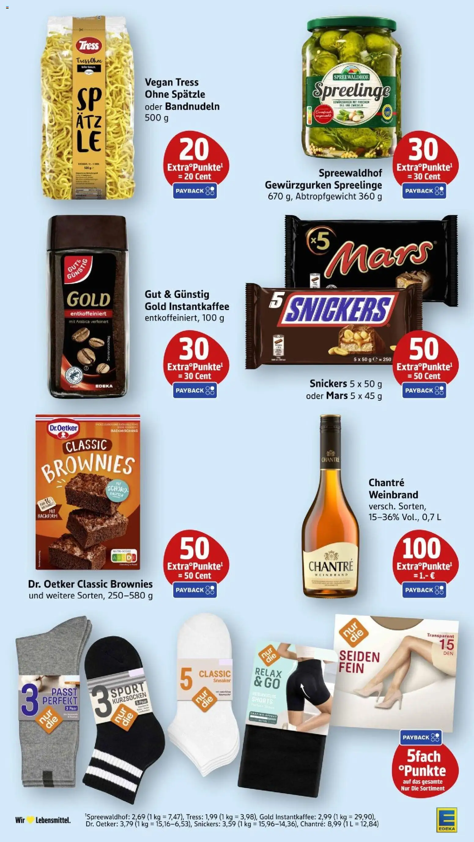 Edeka Prospekt Stuttgart – gültig ab 23.08.2026 | Seite: 38 | Produkte: Snickers, Mars, Chantré, Dill
