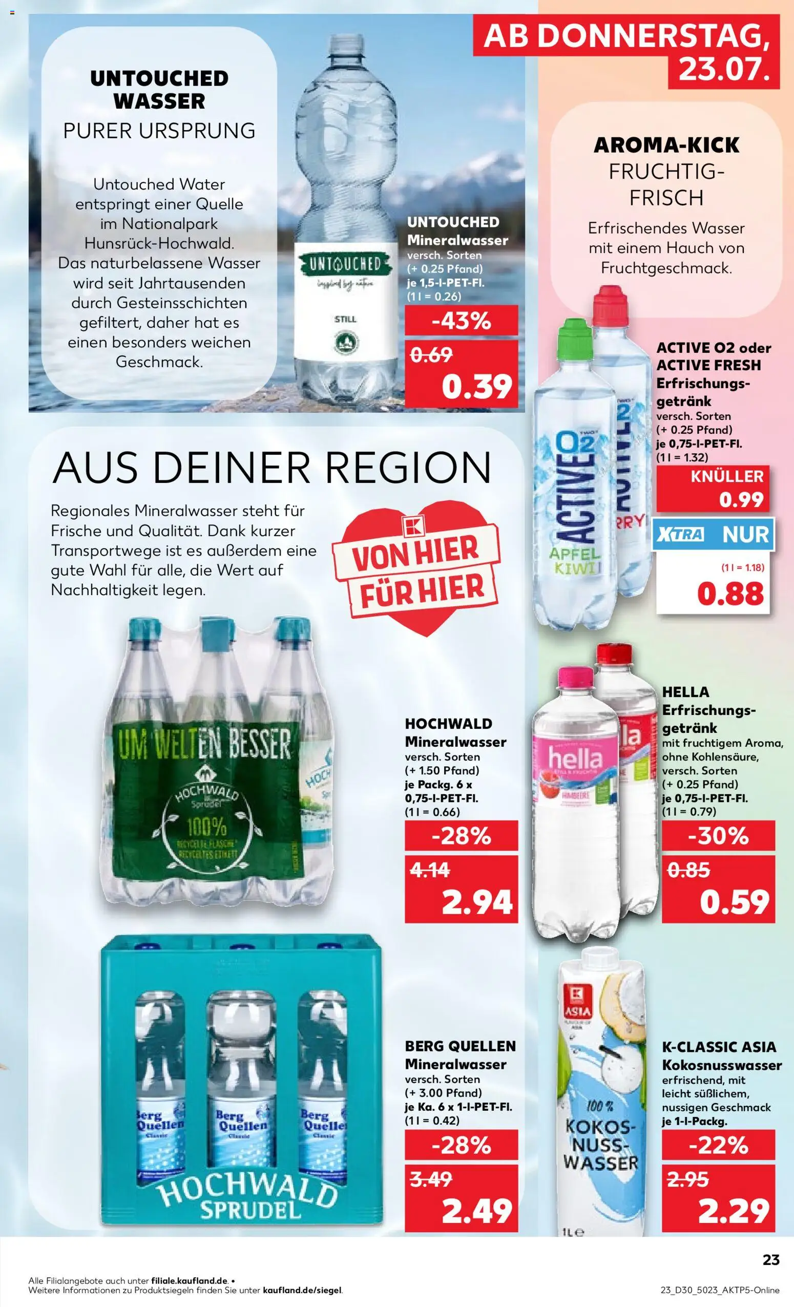 Kaufland Německo leták - Völklingen od 23.07.2026 | Strana: 23 | Produkty: Kokos