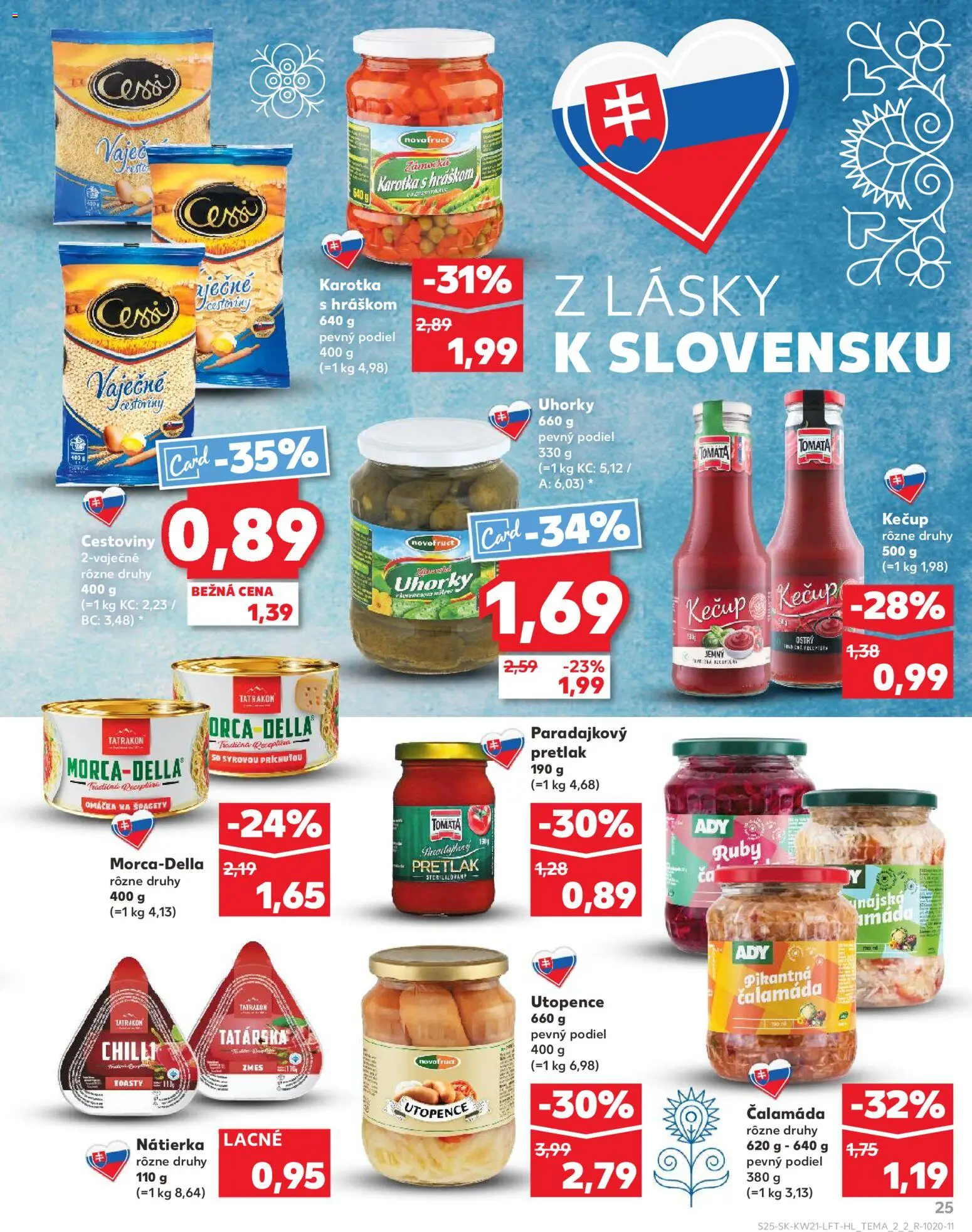 Kaufland SK akciós ujság - amely érvényes a következő dátumtól: 21.05.2026 | Oldal: 25 | Termékek: Só