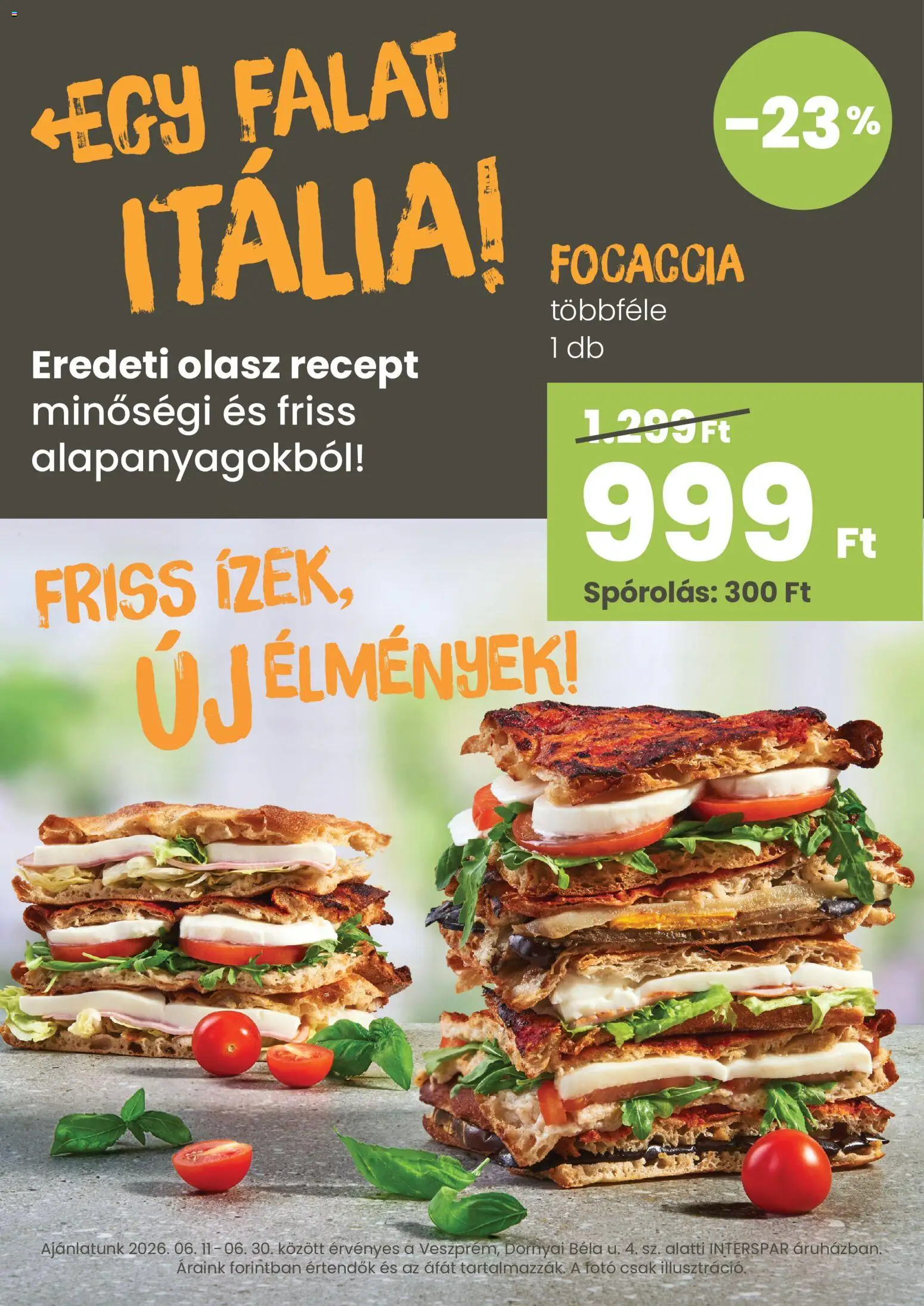 Interspar akciós ujság - amely érvényes a következő dátumtól: 11.06.2026 | Oldal: 2