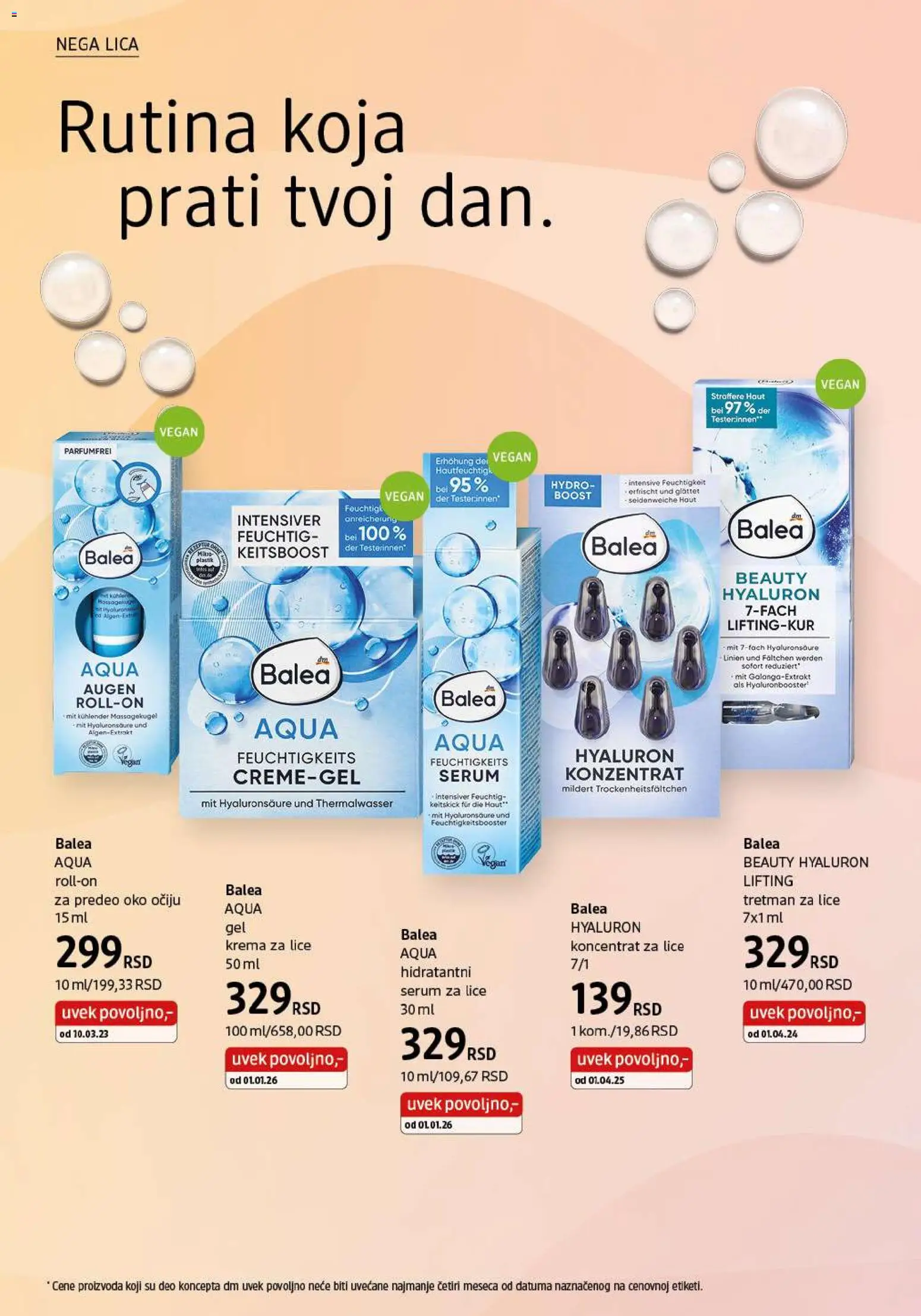 DM Drogerie katalog - važi od 01.06.2026 | Strana: 12 | Proizvode: Krema