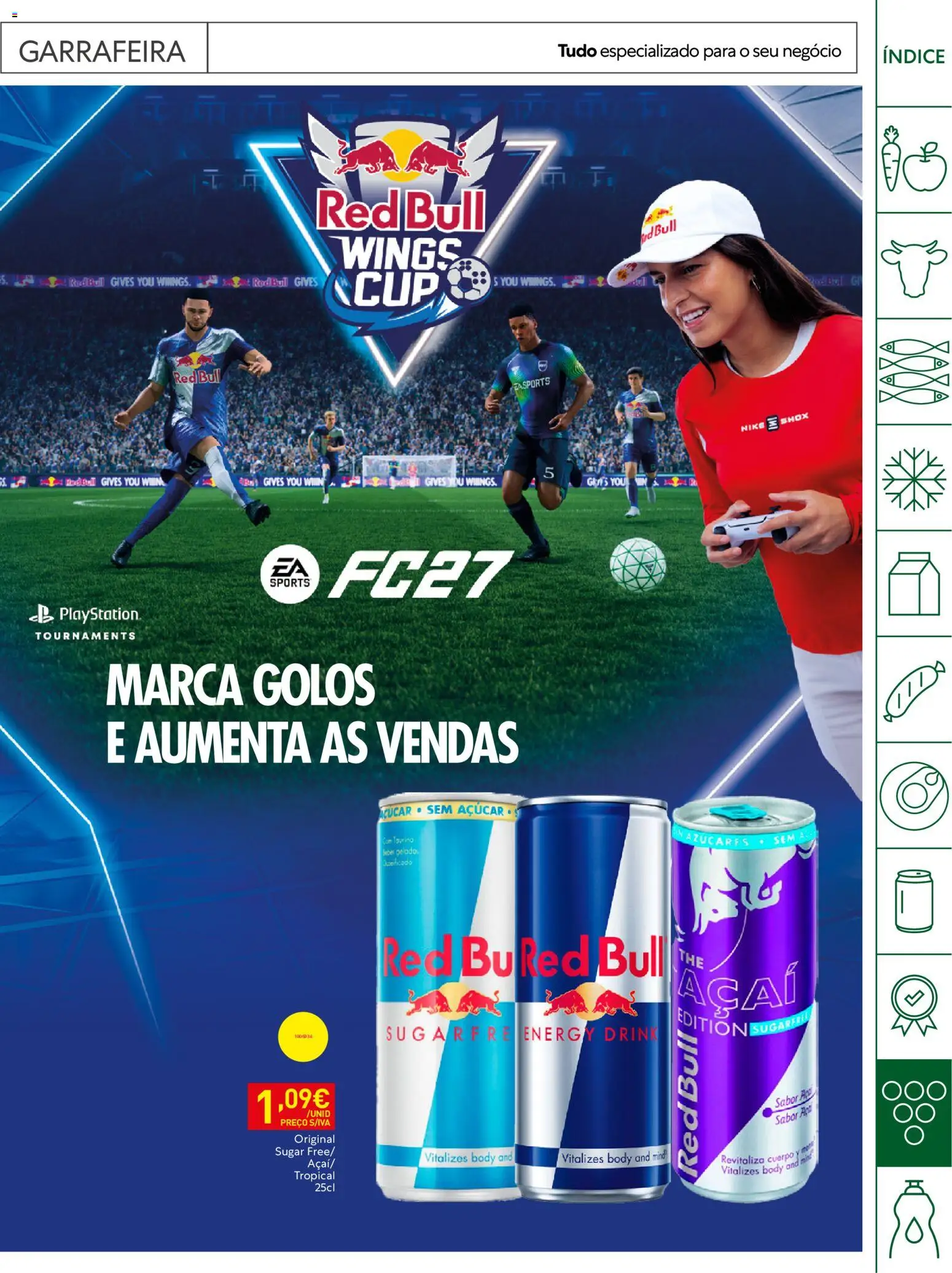 Recheio Horeca Madeira │ válido de 15/09/2026 | Página: 27 | Produtos: Red Bull, Açai, Açúcar
