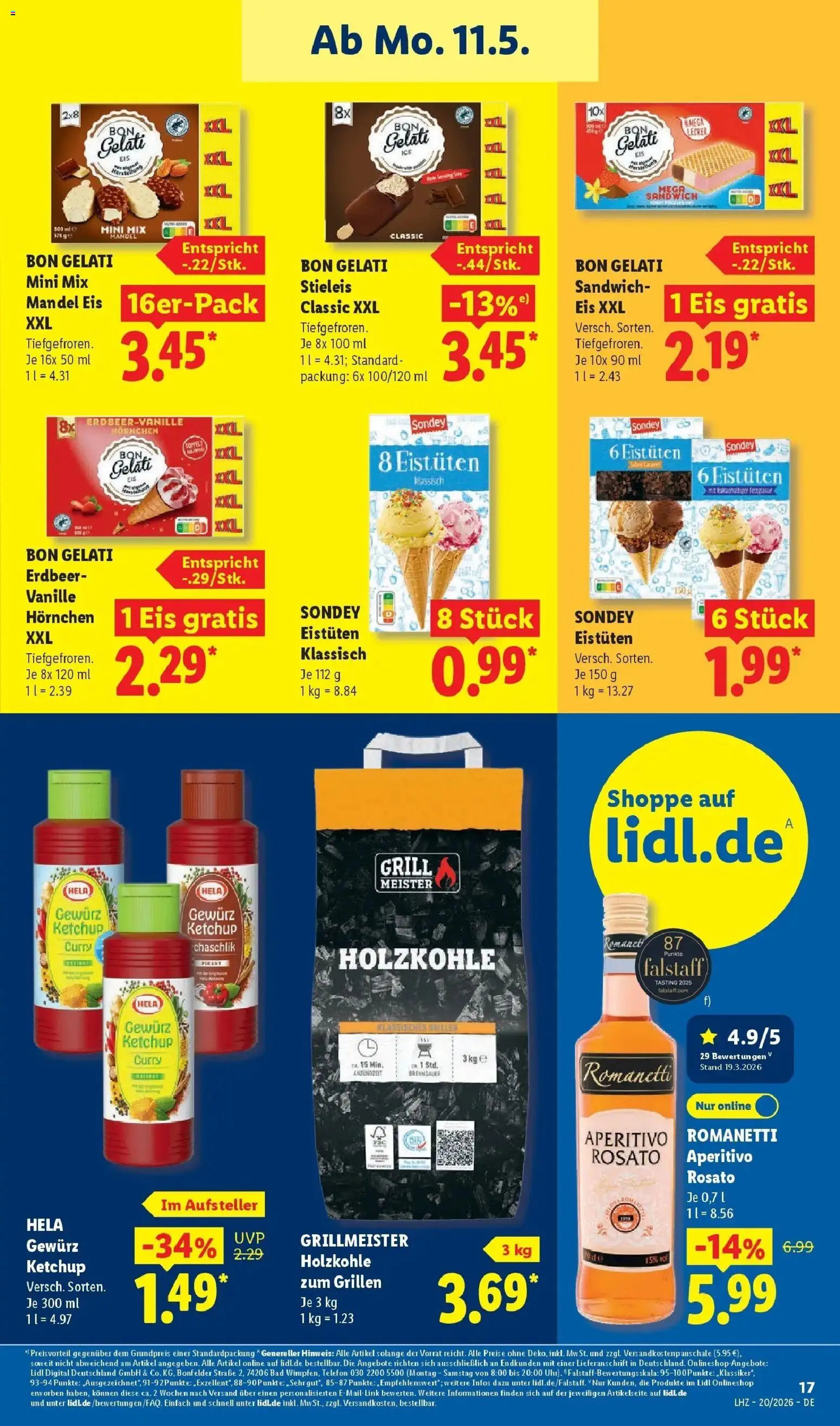 Lidl Prospekt Wahlstedt – gültig ab 11.05.2026 | Seite: 31 | Produkte: Grill, Bad, Eis, Telefon