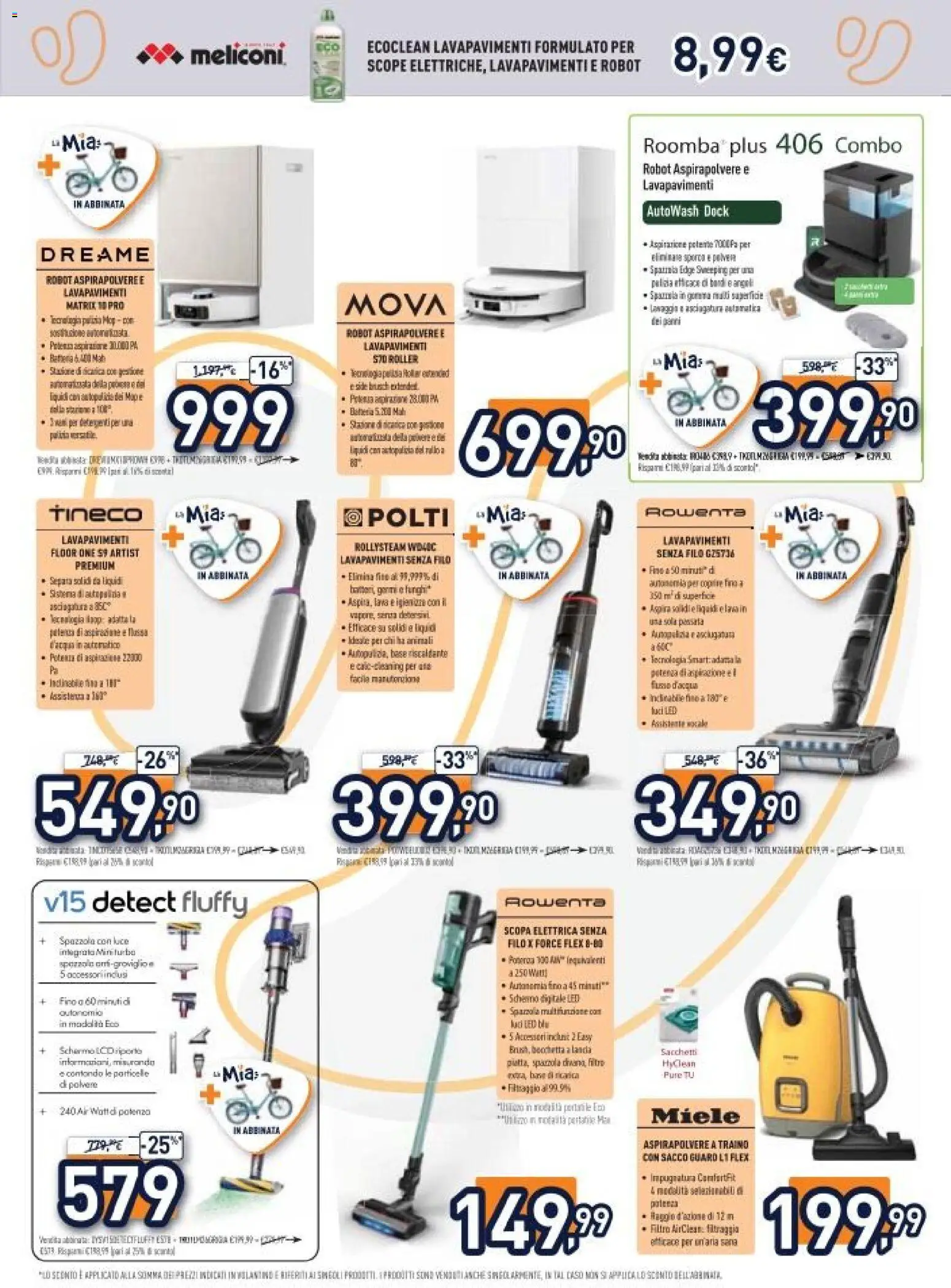 Volantino Unieuro del 29.05.2026 | Pagina: 19 | Prodotti: Spazzola, Aspirapolvere, Robot, Batteria