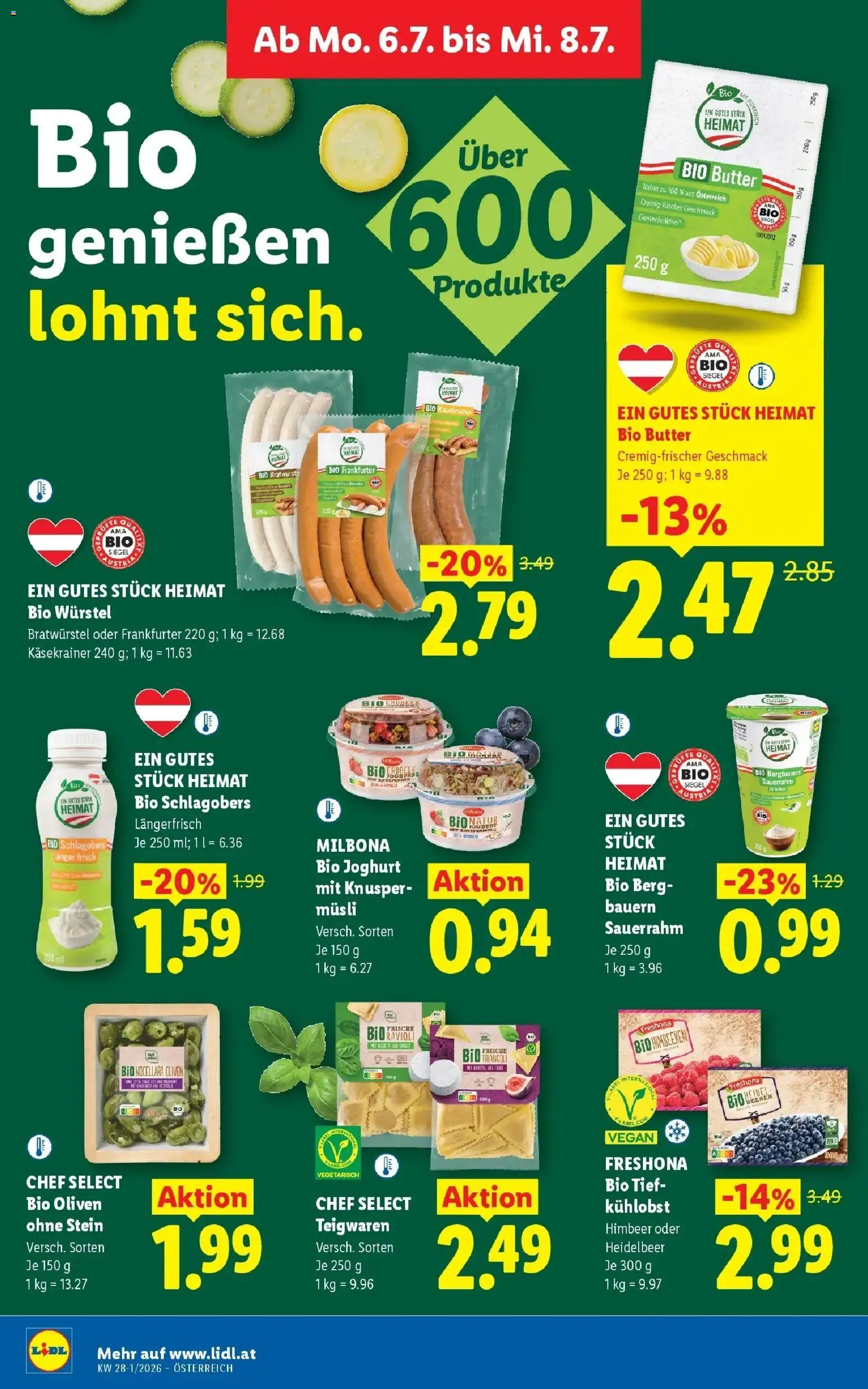 Lidl Flugblatt - Fohnsdorf, Neunkirchen, Graz gültig ab 02.07.2026 | Seite: 43 | Produkte: Szeder, Butter, Joghurt, Sauerrahm