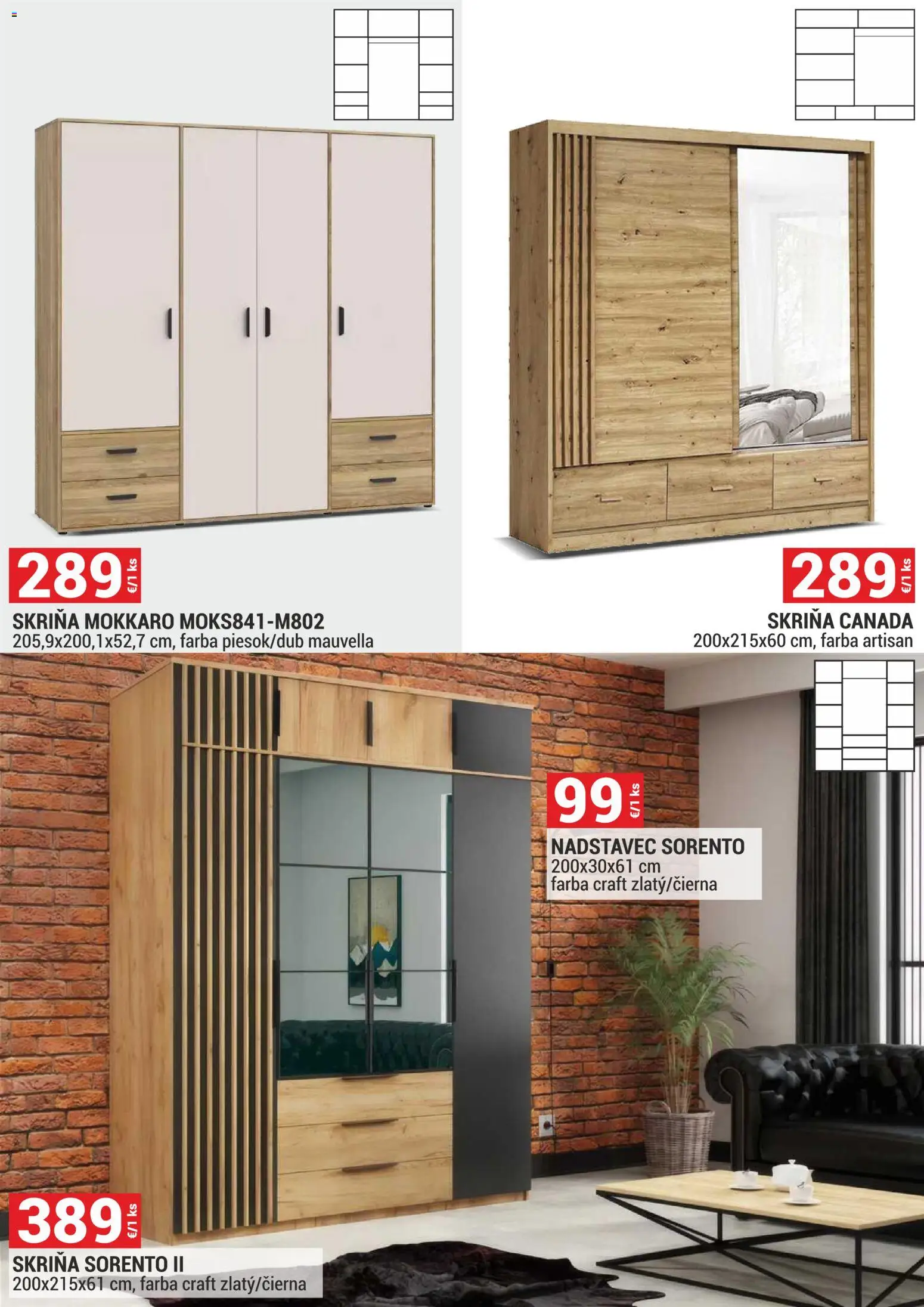 Nové Merkury Market akcie – leták je platný od 01.07.2026 | Strana: 27 | Produkty: Skriňa
