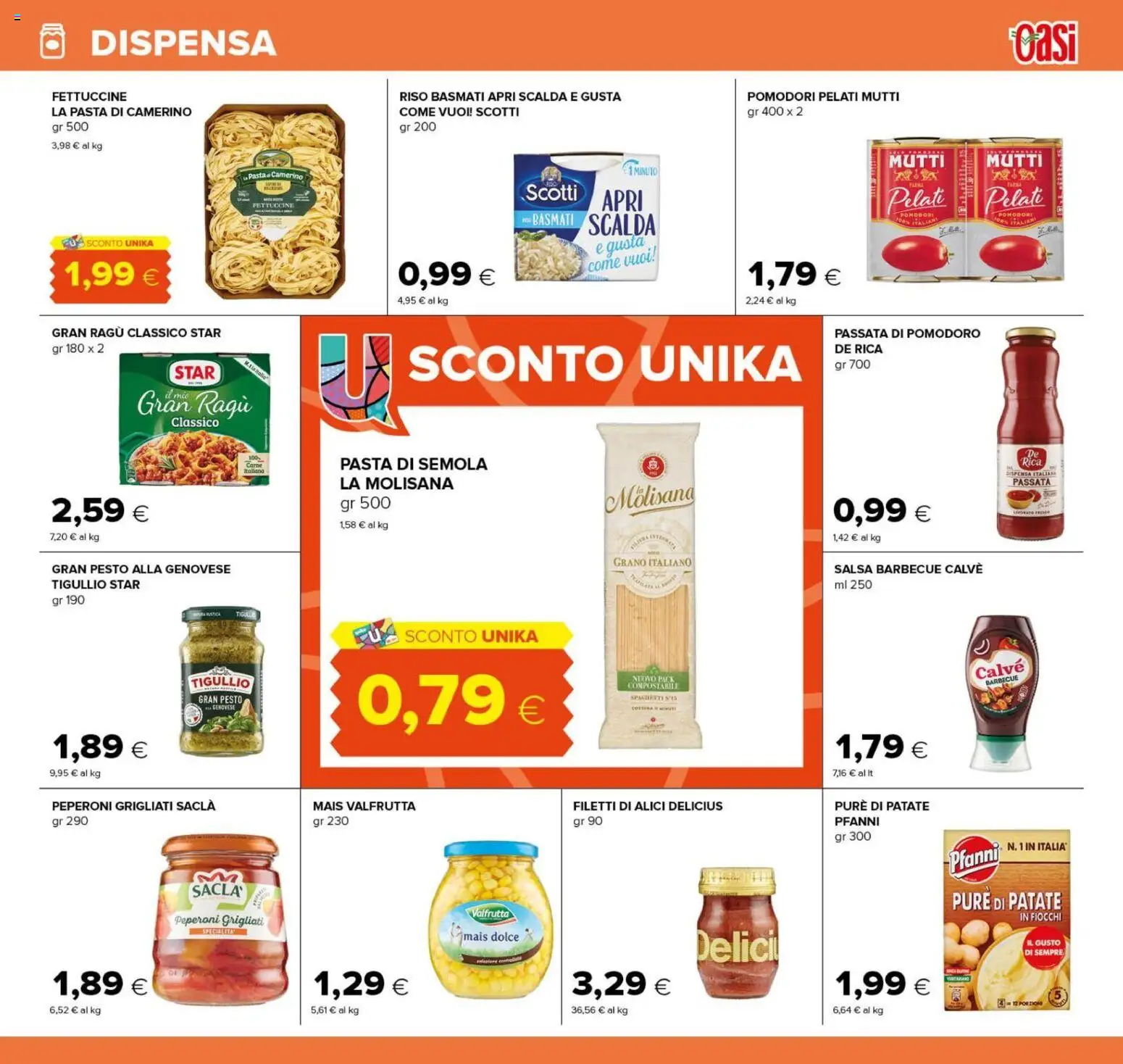 Volantino Oasi del 24/09/2026 | Pagina: 13 | Prodotti: Riso, Pasta di semola, Pomodoro, Passata di pomodoro