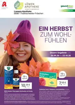 Angebote - Ihre Apotheke vor Ort: Jetzt alle Angebote auch online entdecken! ab 26.09.2026 gültig