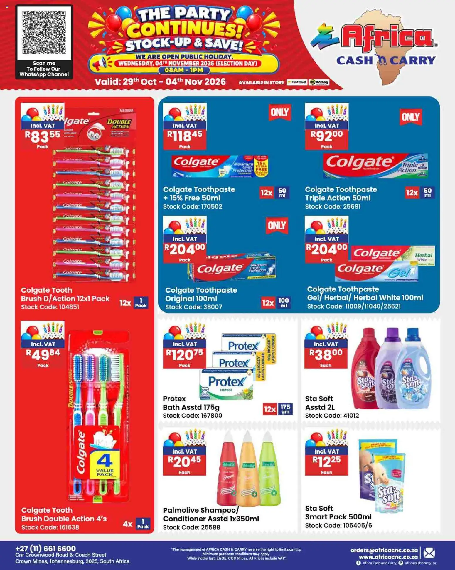 New Africa Cash & Carry catalogue – valid from 29/10/2026 | Page: 108