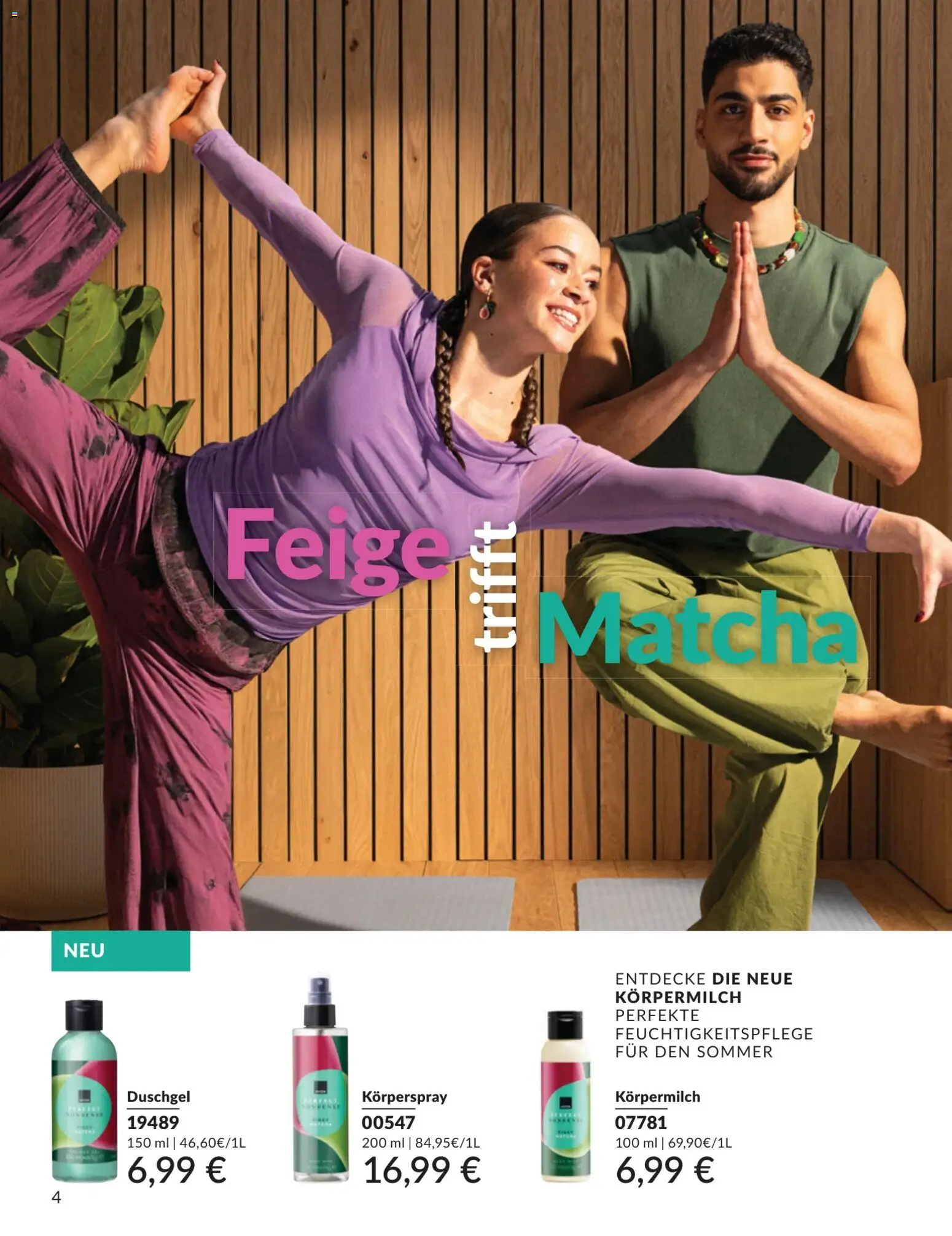 AVON Katalog Juli 2026 – gültig ab 01.07.2026 | Seite: 4 | Produkte: Körpermilch, Duschgel, Körperspray