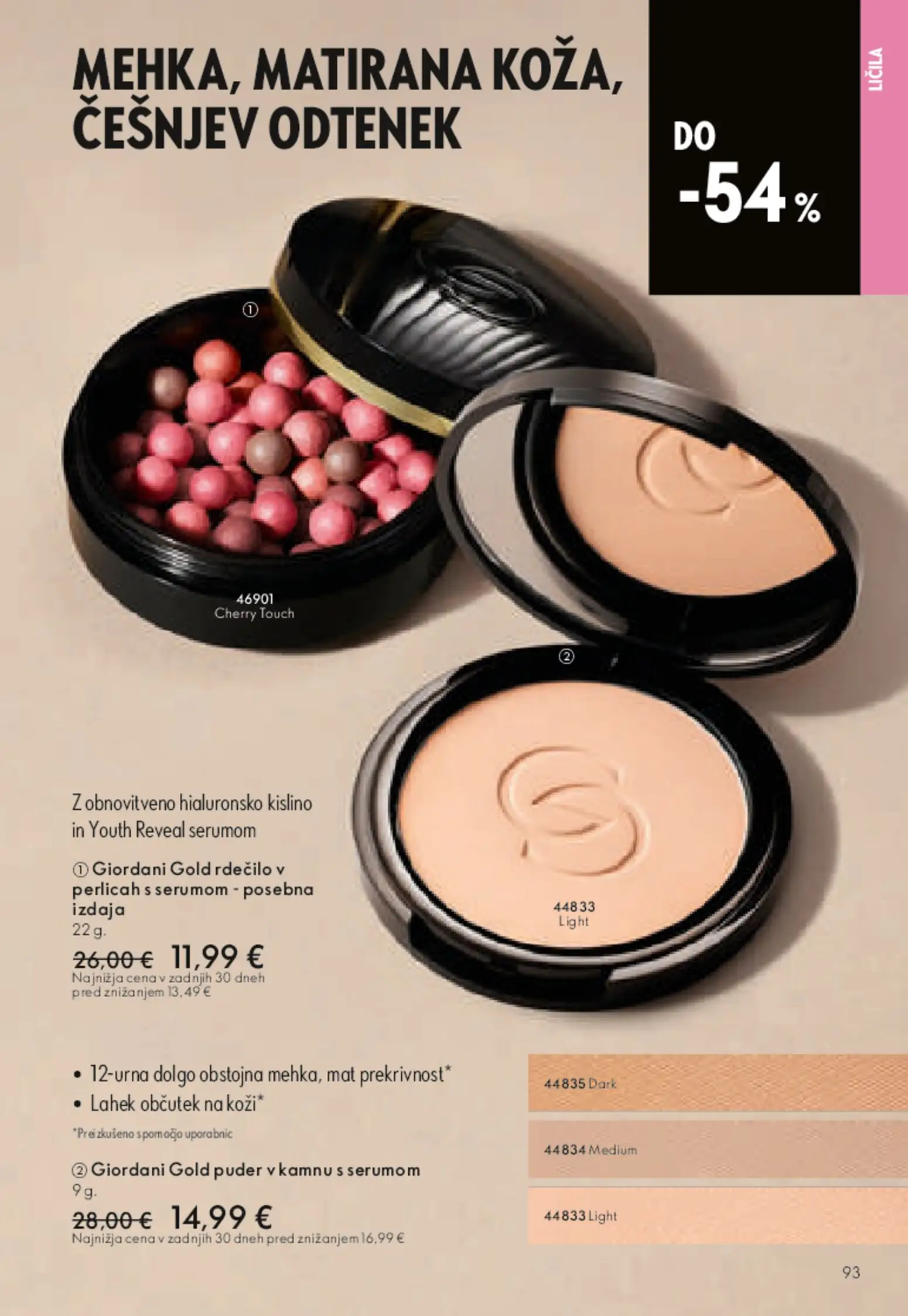 Novi Oriflame katalog ponudbe – veljaven od 13.05.2026 | Stran: 92 | Izdelki: Licila, Puder