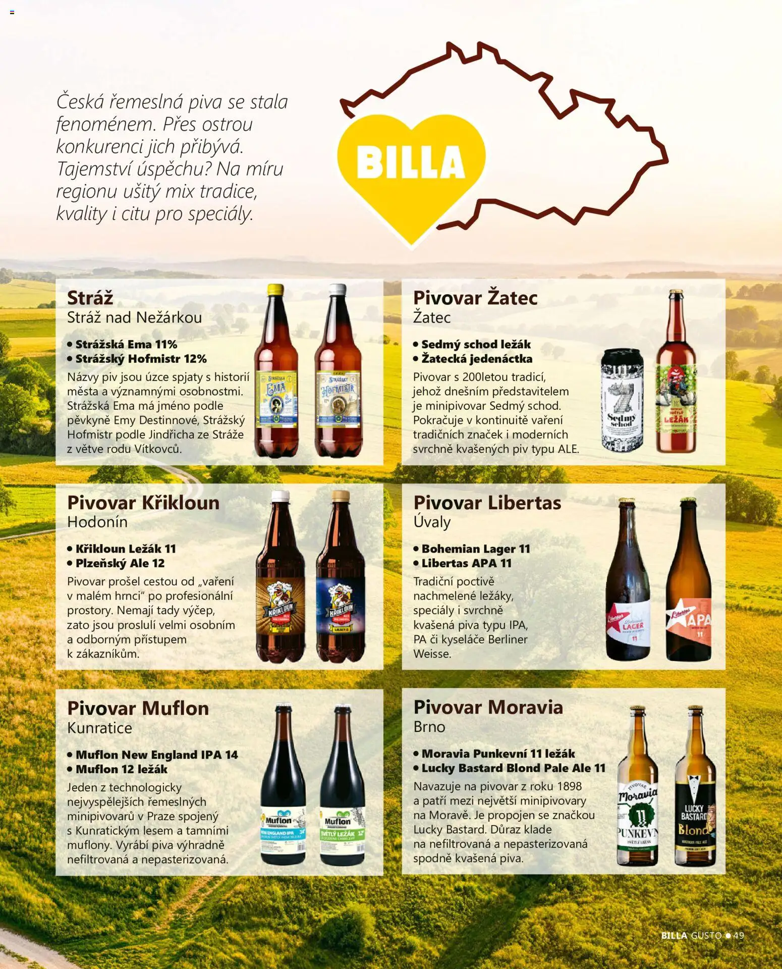 Billa leták - Gusto: Podzim 2026 od 01.09.2026 | Strana: 49