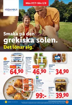 ERIDANOUS Fatlagrad fetaost, Fetaost i lagrad stil - Förhandsvisning av reklamblad från butik Lidl aktuell från 27/07/2026 | Sida: 8