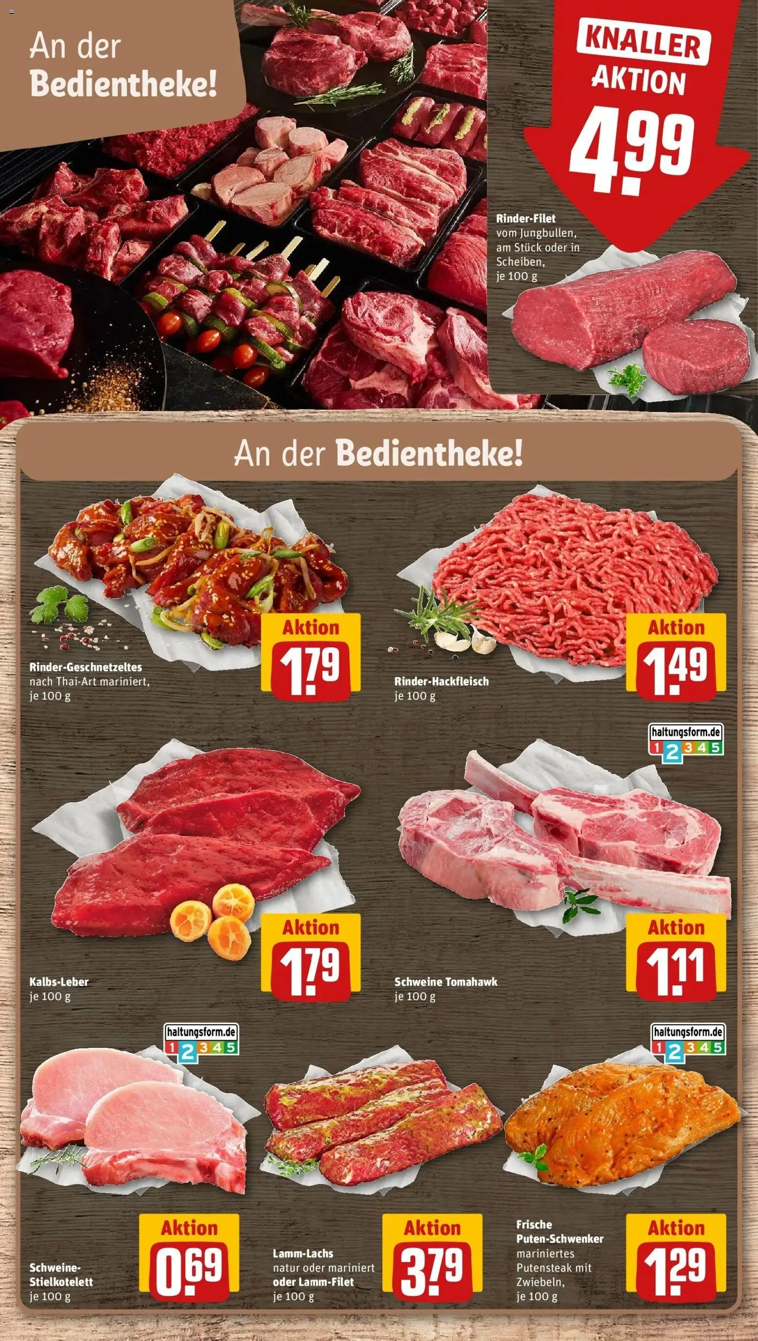 REWE Prospekt ab 31.08.2026 zum Blättern » Angebote | Seite: 10 | Produkte: Rinderfilet, Kalbsleber