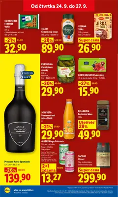 Náhled letáku JACOBS Velvet, 1 kg, zrnková káva, Velvet Crema Gold od 24.09.2026 | Strana: 28