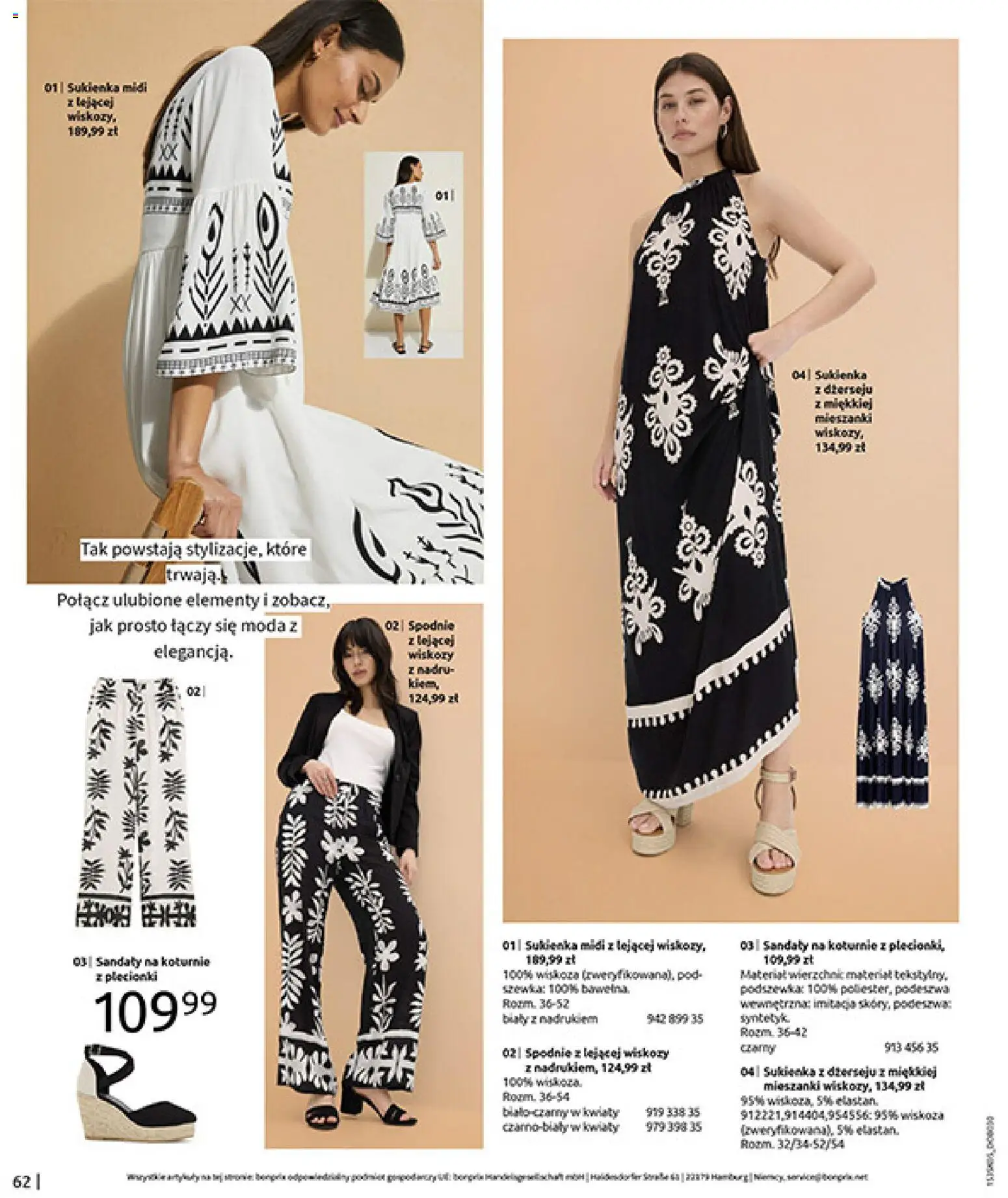 BonPrix Katalog od 18.05.2026 | Strona: 64 | Produkty: Spodnie, Sandały, Buty, Sukienka