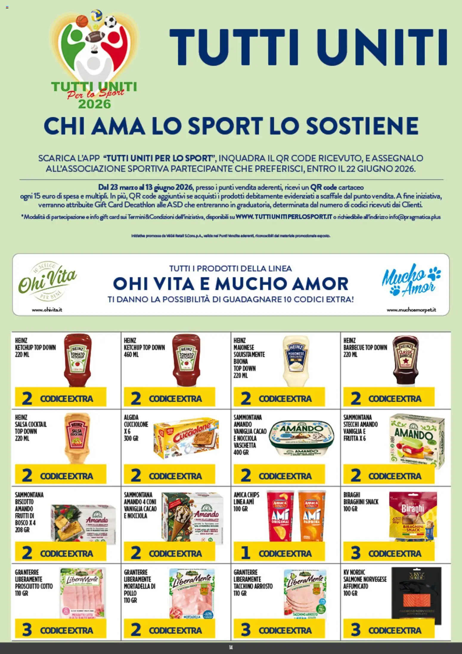 Volantino Euroesse del 18.05.2026 | Pagina: 14 | Prodotti: Ketchup, Maionese, Prosciutto, Mortadella