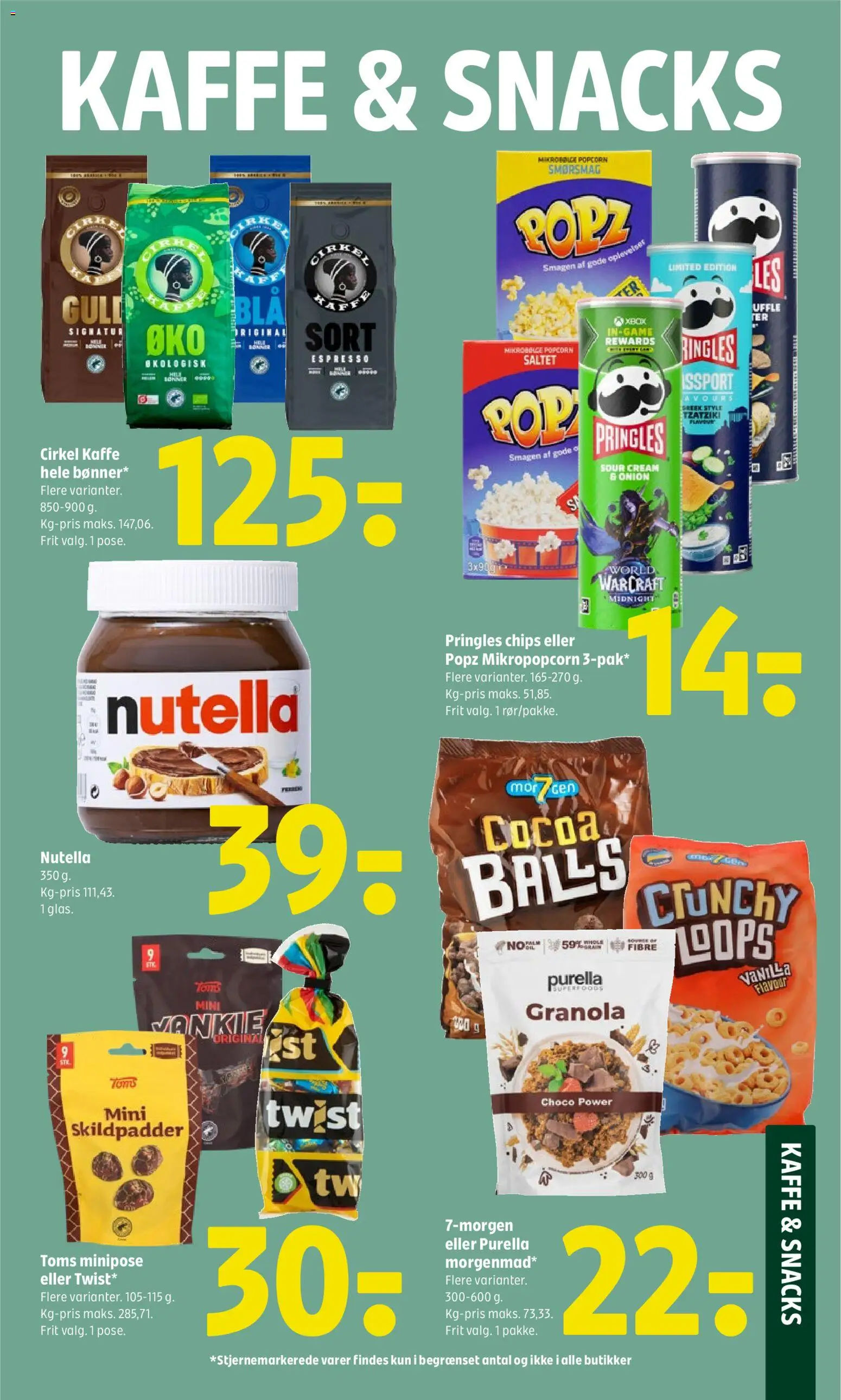 Coop 365 tilbudsavis – gyldig fra 07.05.2026 | Side: 22 | Produkter: Kaffe, Chips, Nutella, Xbox