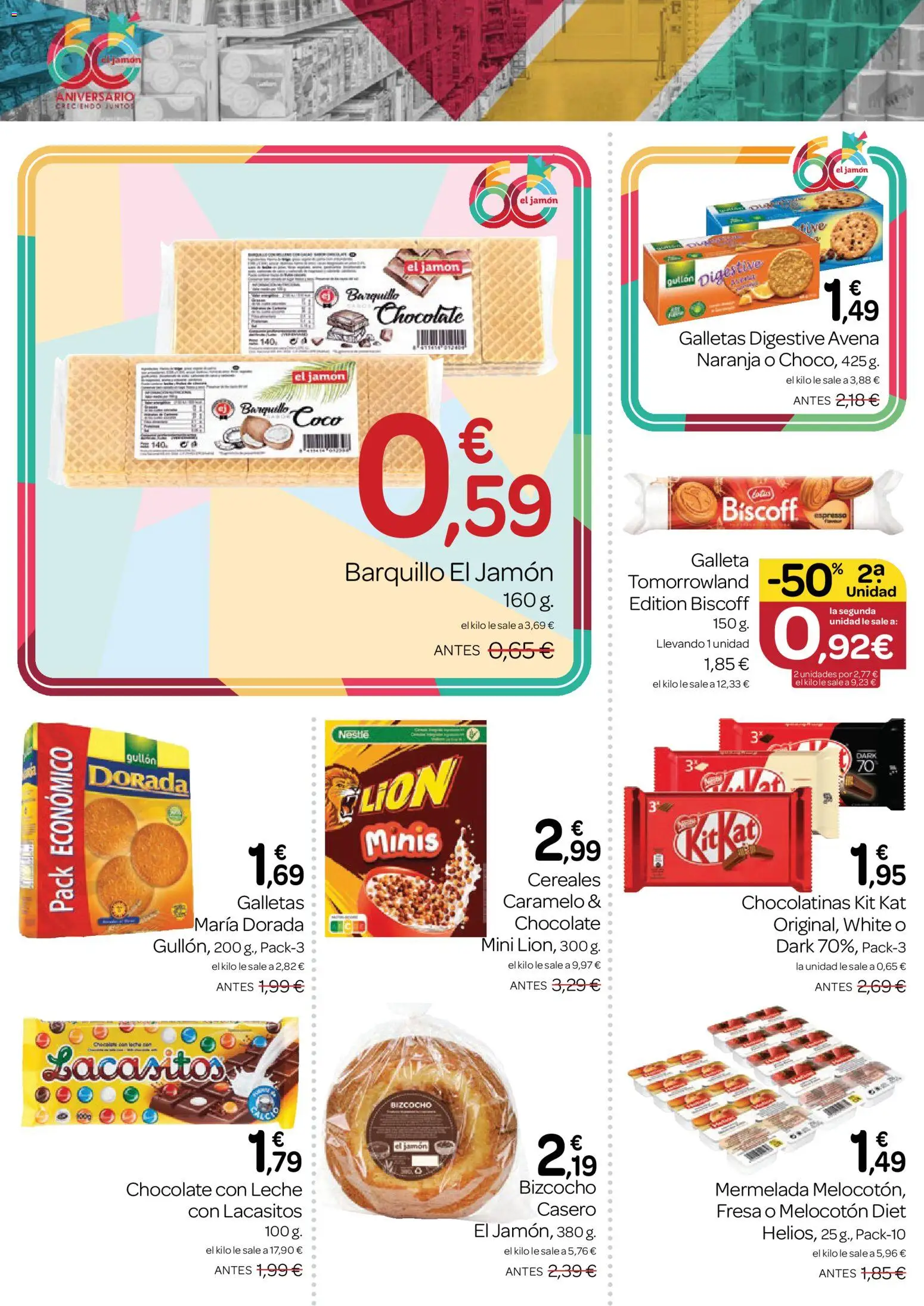 Supermercados El Jamón folleto │ válido desde el 23.04.2026 | Página: 20 | Productos: Jamón, Τυρόπιτα, Cereales, Bizcocho