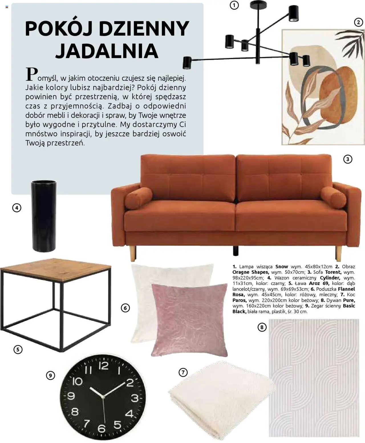 Black Red White Gazetka - Katalog rodzinnych wnętrz od 24.05.2024 | Strona: 4 | Produkty: Poduszka, Sofa, Wazon, Lampa