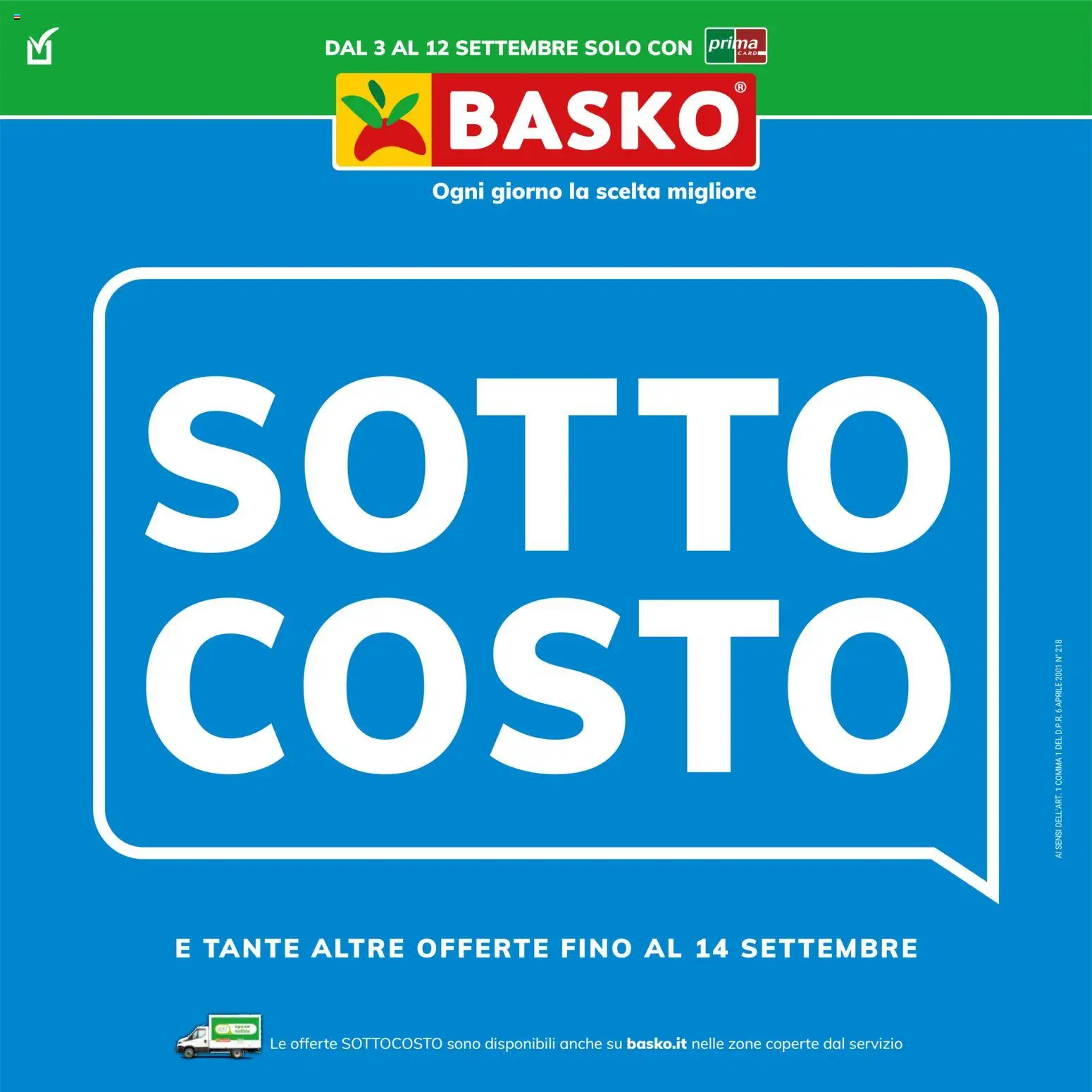 Volantino Basko del 03/09/2026 | Pagina: 1