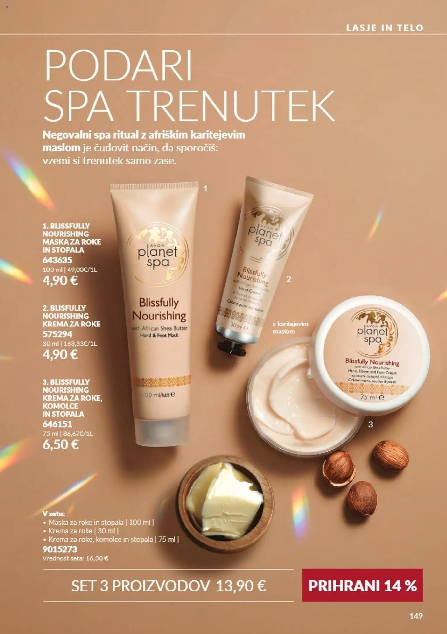 Novi Avon katalog ponudbe – veljaven od 01.11.2026 | Stran: 149 | Izdelki: Krema, Maska, Krema za roke