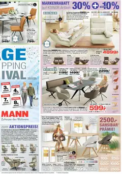 Ostermann Prospekt ab 01.08.2026 gültig | Seite: 5 | Produkte: Relaxliege, Relaxsessel, Esstisch, Sitzbank