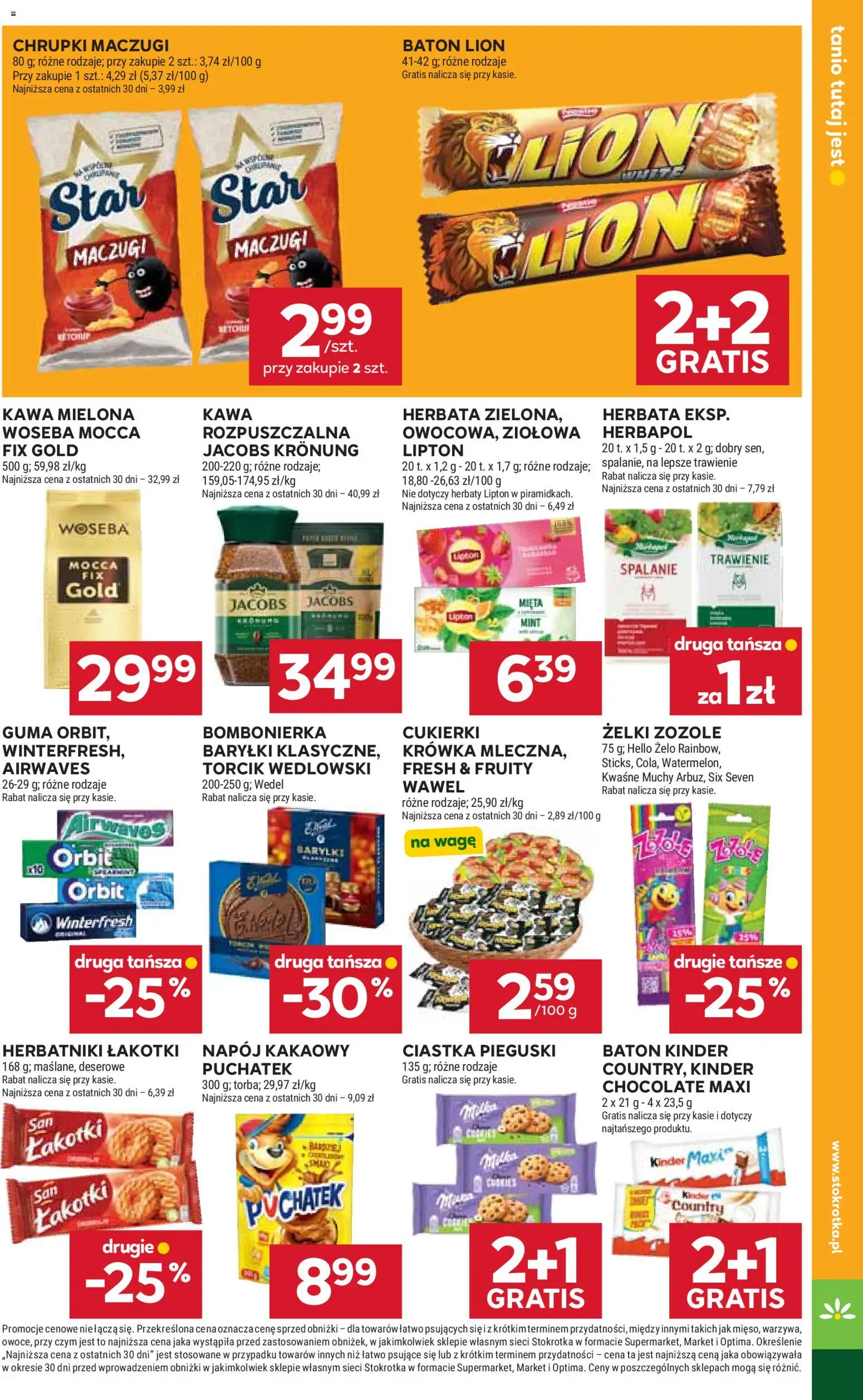 Stokrotka gazetka - Market od 06.08.2026 | Strona: 15 | Produkty: Chrupki, Mięta, Baton, Cukierki