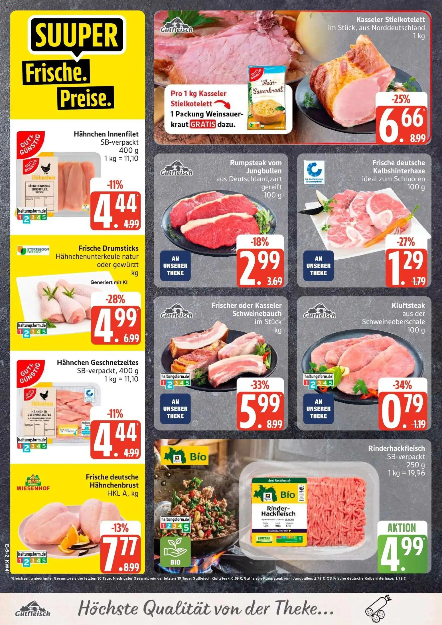 Edeka Prospekt Hemmoor (ab 05.10.2026) » Angebote Online | Seite: 7 | Produkte: Kraut, Wein, Hackfleisch, Hahnchenbrust