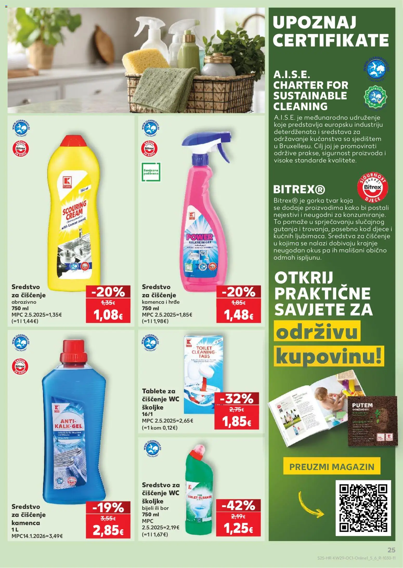Kaufland katalog | vrijedi od 15.07.2026 | Stranica: 25 | Proizvodi: Sredstva za čiščenje