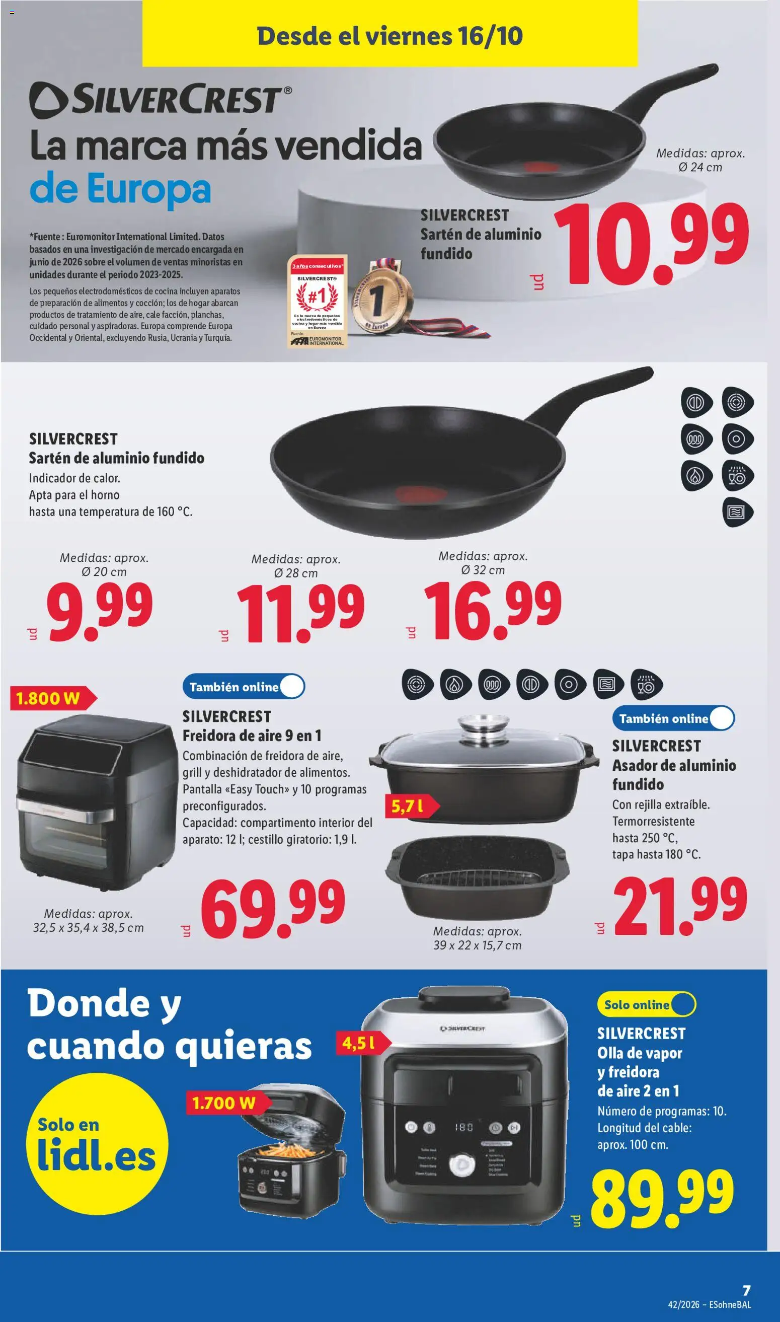 Lidl folleto de bazar │ válido desde el 12/10/2026 | Página: 27 | Productos: Pan, Horno, Cocina, Freidora
