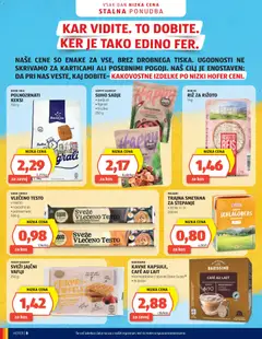 Hofer SI Katalog - Pregled kataloga iz trgovine Hofer SI, vrijedi od 30.09.2026 | Stranica: 8 | Proizvodi: Rižoto, Dolce Gusto, Keksi, Zavoj