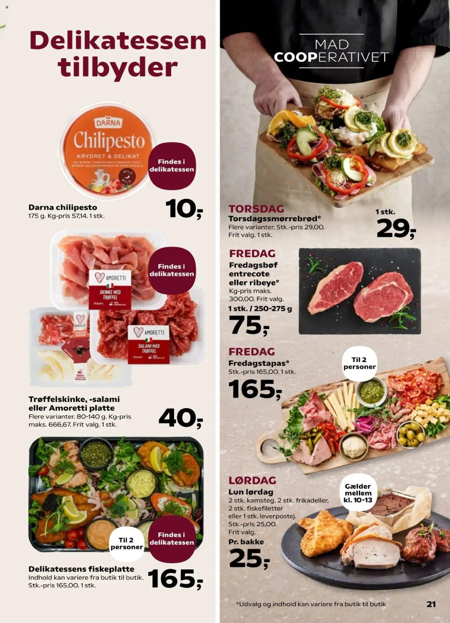 Super Brugsen tilbudsavis – gyldig fra 14/08/2026 | Side: 24 | Produkter: Salami, Skinke, Tomater, Entrecote