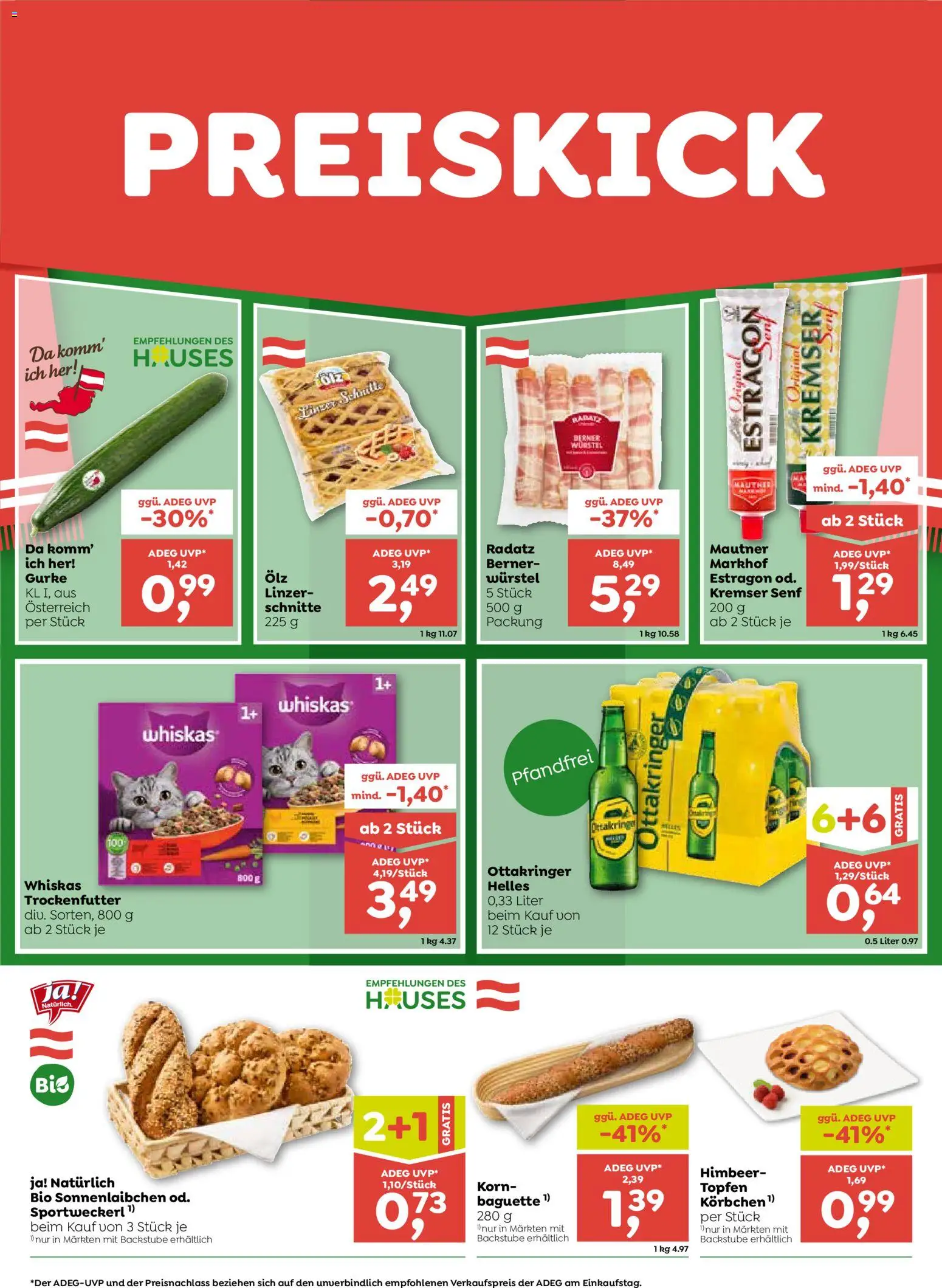 ADEG Flugblatt gültig ab 01.07.2026 | Seite: 2 | Produkte: Jääkaappipakastin