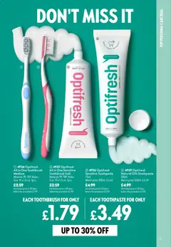 Preview of Oriflame - Offers valid from 19/08/2026 | Page: 131 | Products: Toothpaste, Toothbrush