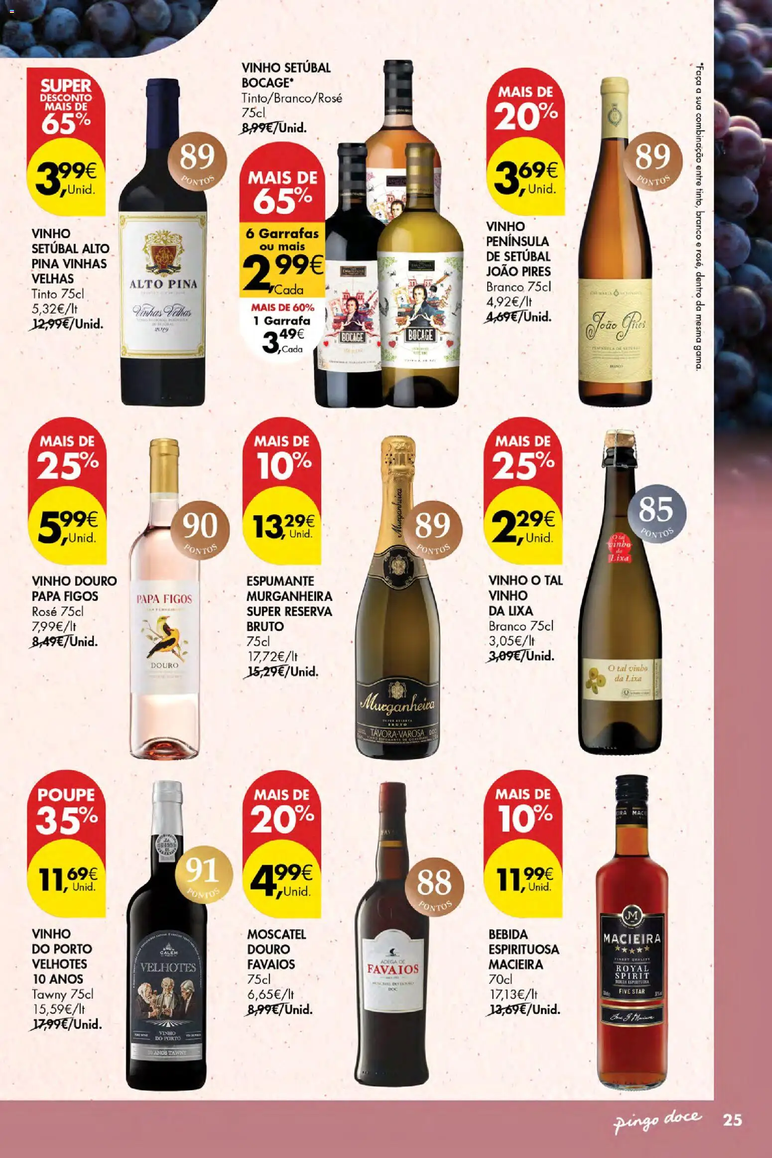Pingo Doce Poupe Esta Semana Açores │ válido de 24/09/2026 | Página: 25 | Produtos: Figos, Faca, Papa, Bebida