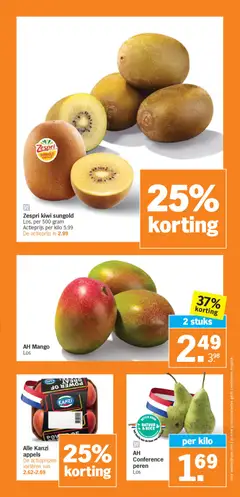 AH Mango, Los - Voorbeeld van een folder van Albert Heijn, geldig van 11.05.2026 | Pagina: 8 | Producten: Appels, Kiwi, Mango