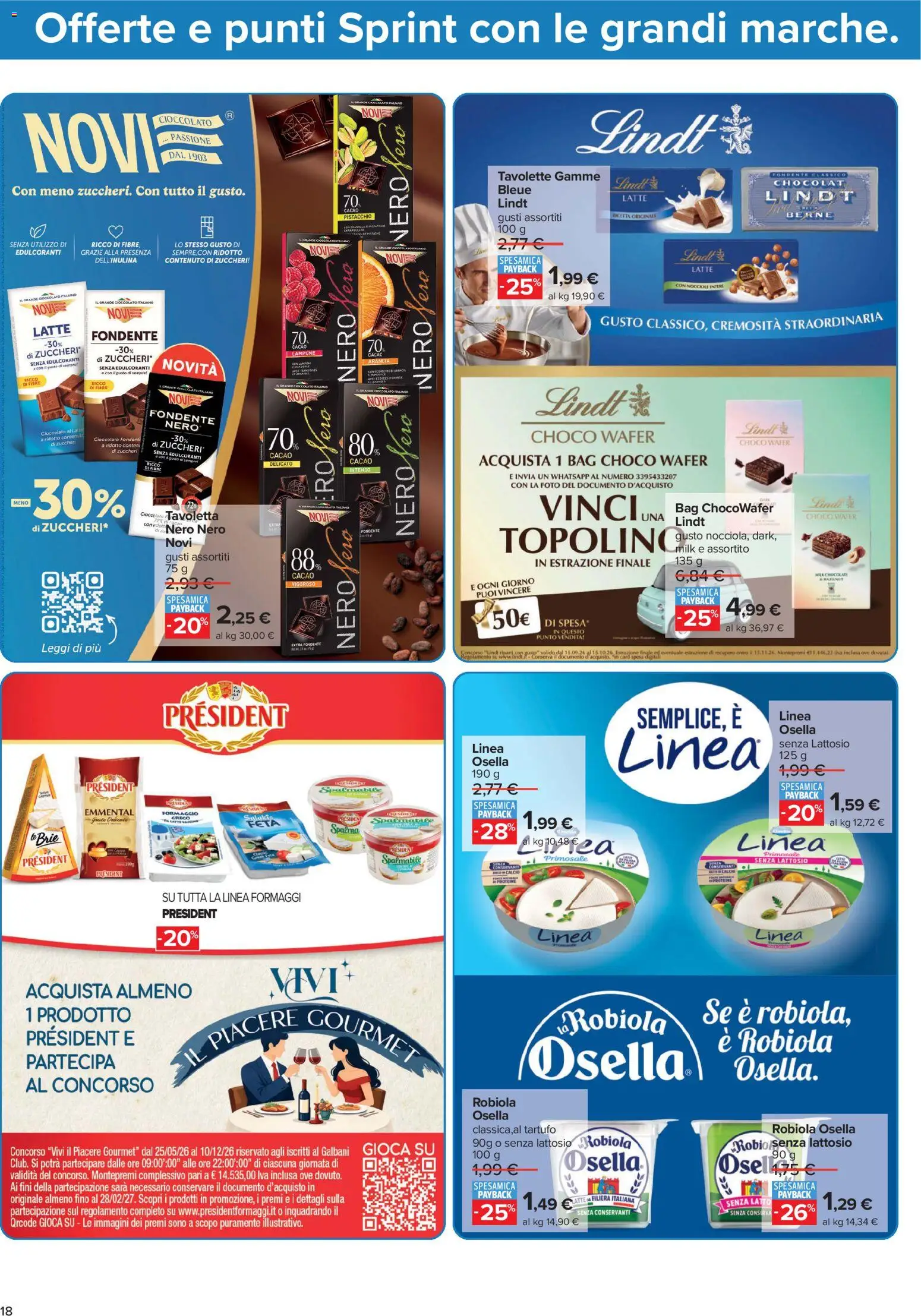 Volantino Carrefour del 15/09/2026 | Pagina: 18 | Prodotti: Pera, Lampone, Feta, Robiola
